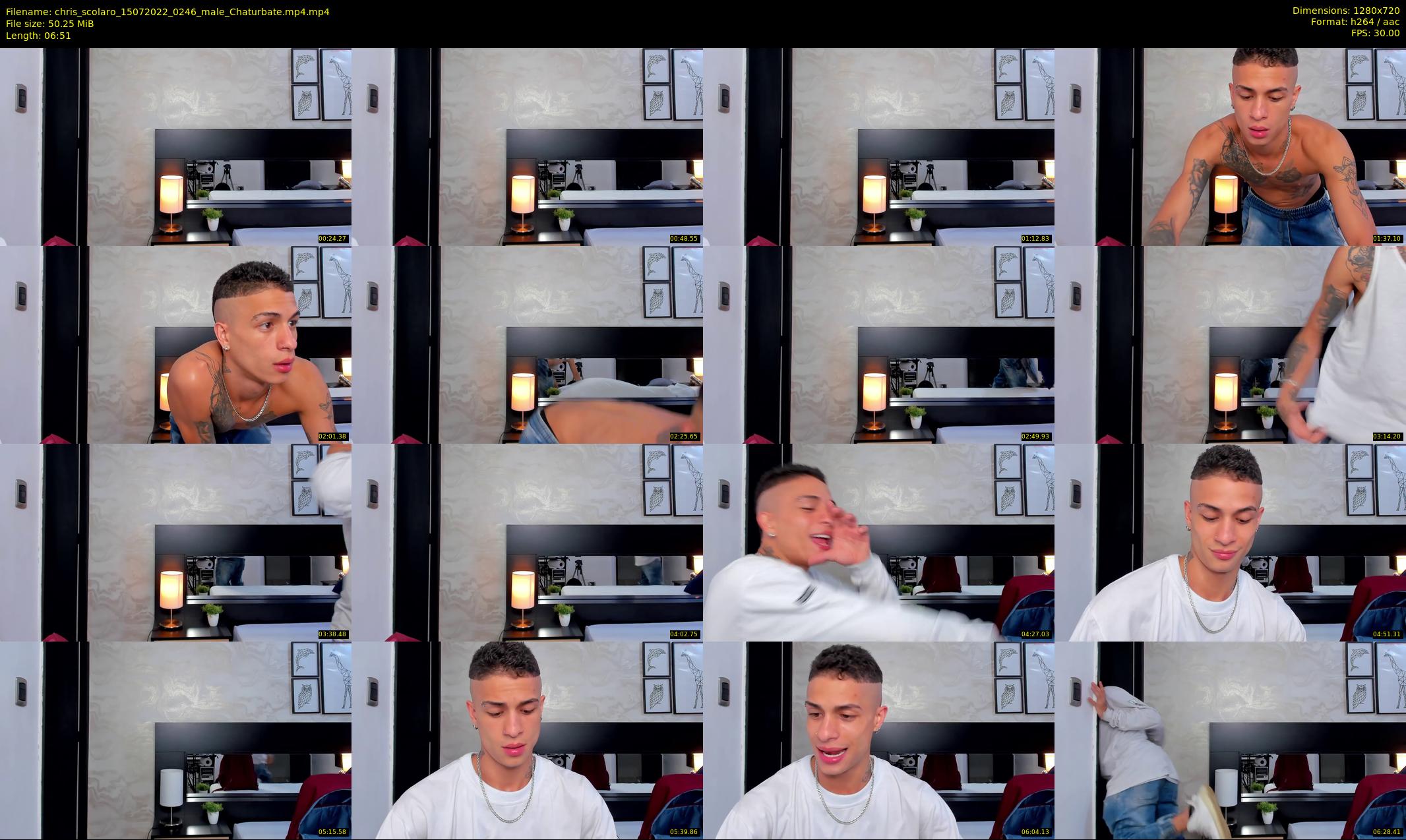 chris_scolaro — 7 minute Chaturbate male cam show recording, 720p, Jul 15, 2022