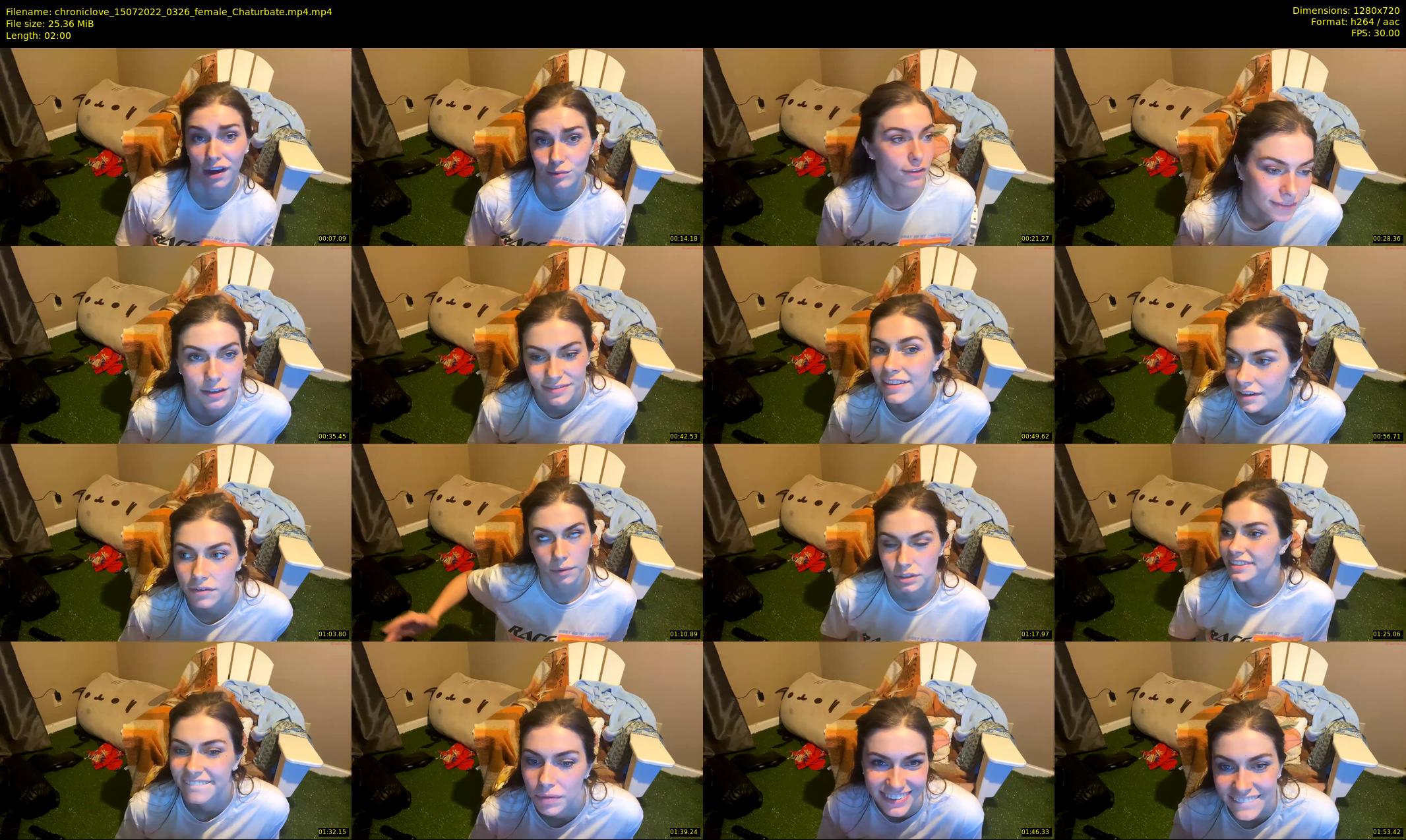 chroniclove — 2 minute Chaturbate female cam show recording, 720p, Jul 15, 2022