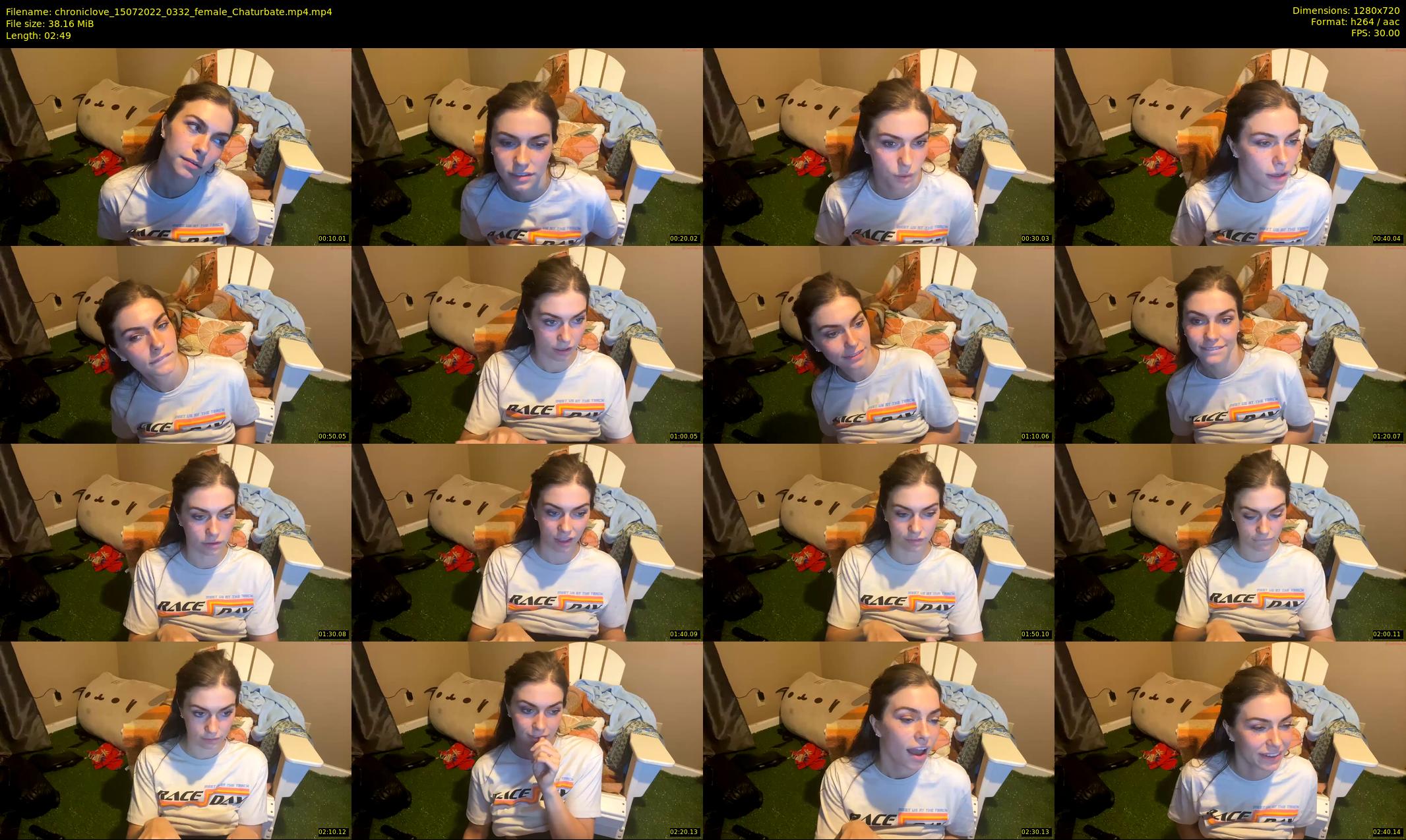 chroniclove — 3 minute Chaturbate female cam show recording, 720p, Jul 15, 2022