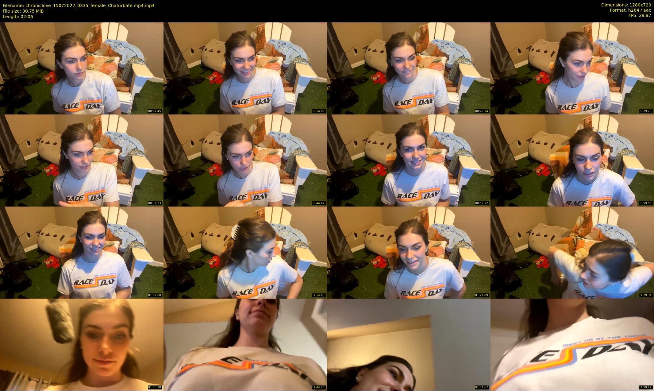 chroniclove — 3 minute Chaturbate female cam show recording, 720p, Jul 15, 2022