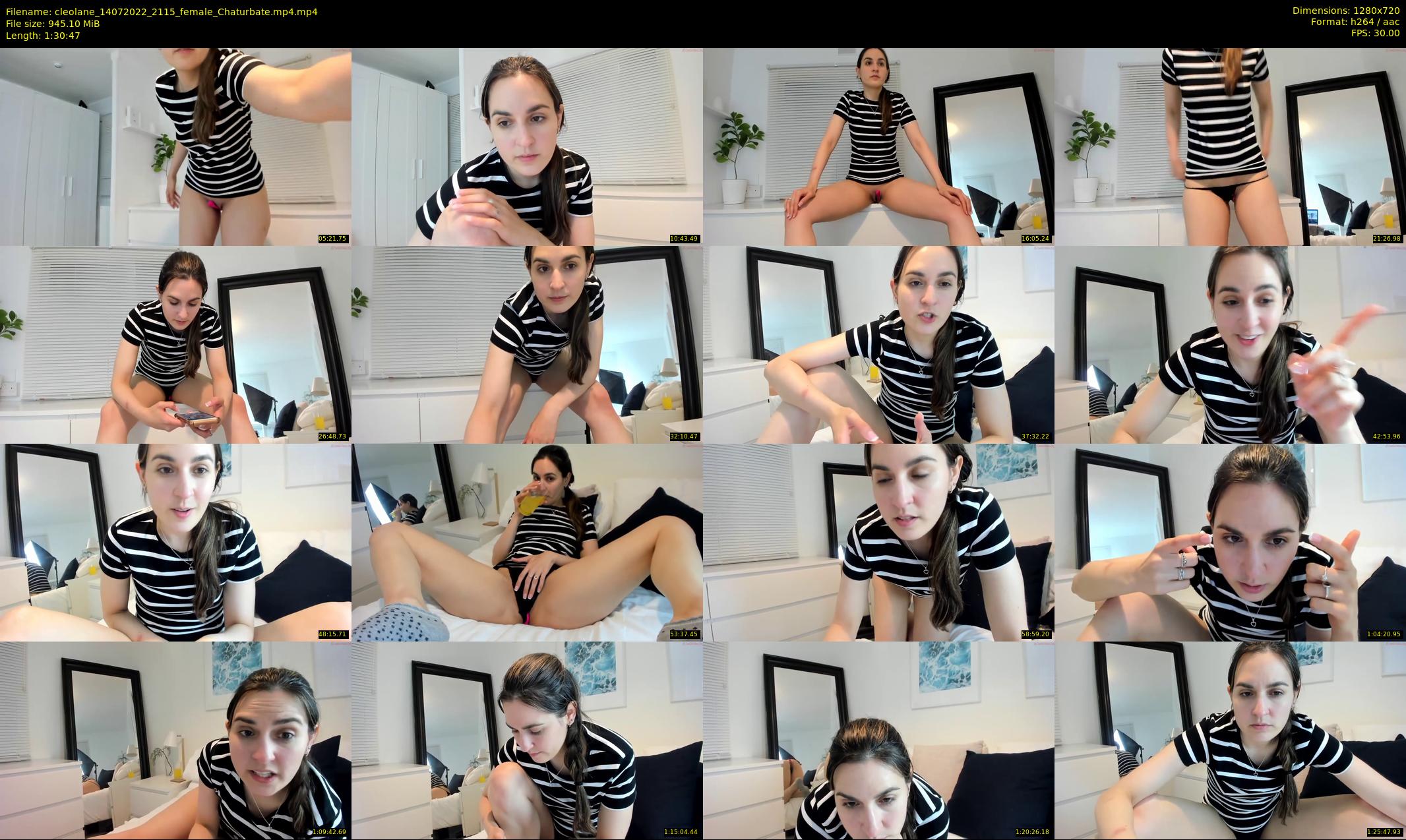 cleolane — 91 minute Chaturbate female cam show recording, 720p, Jul 14, 2022
