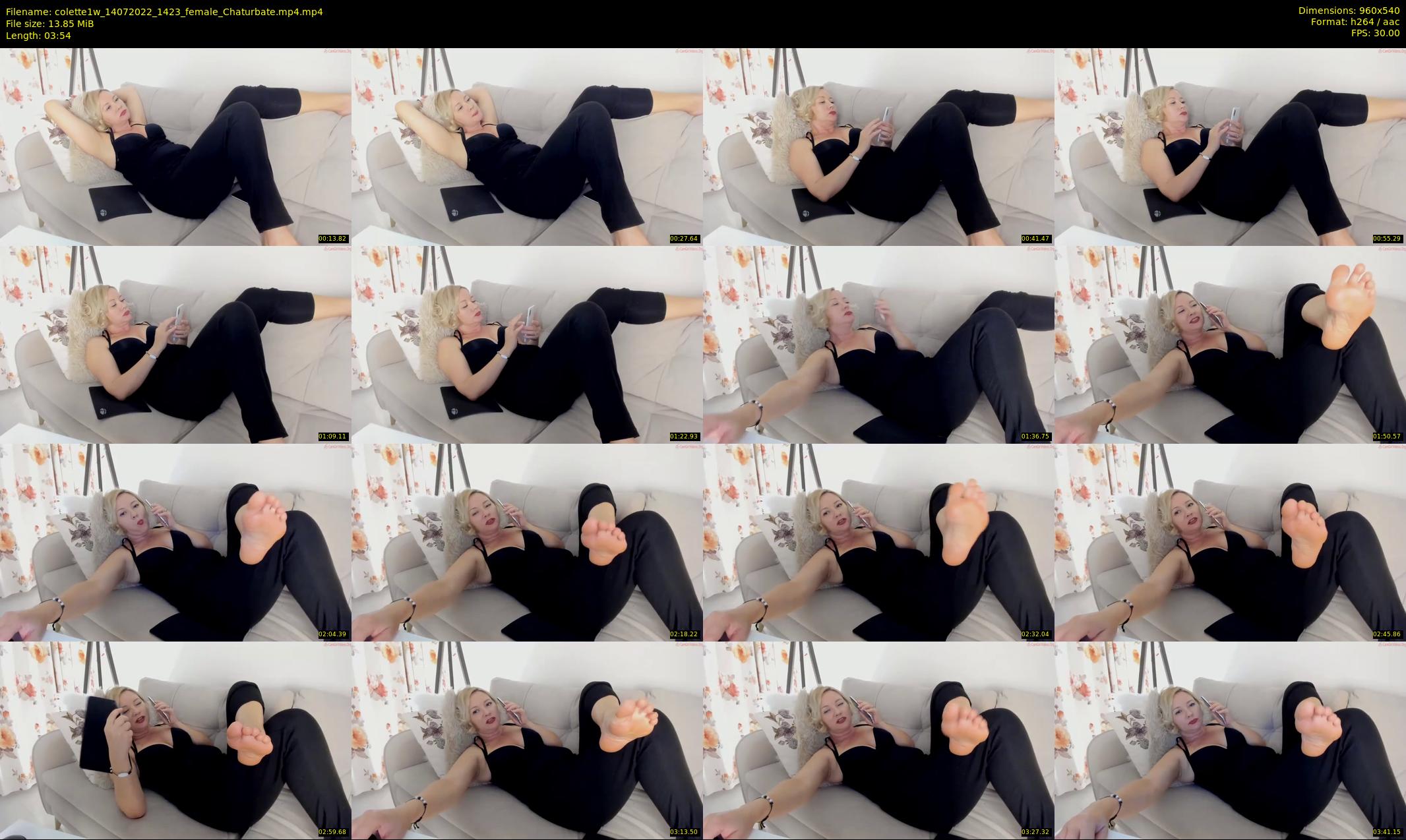 colette1w — 4 minute Chaturbate female cam show recording, 480p, Jul 14, 2022