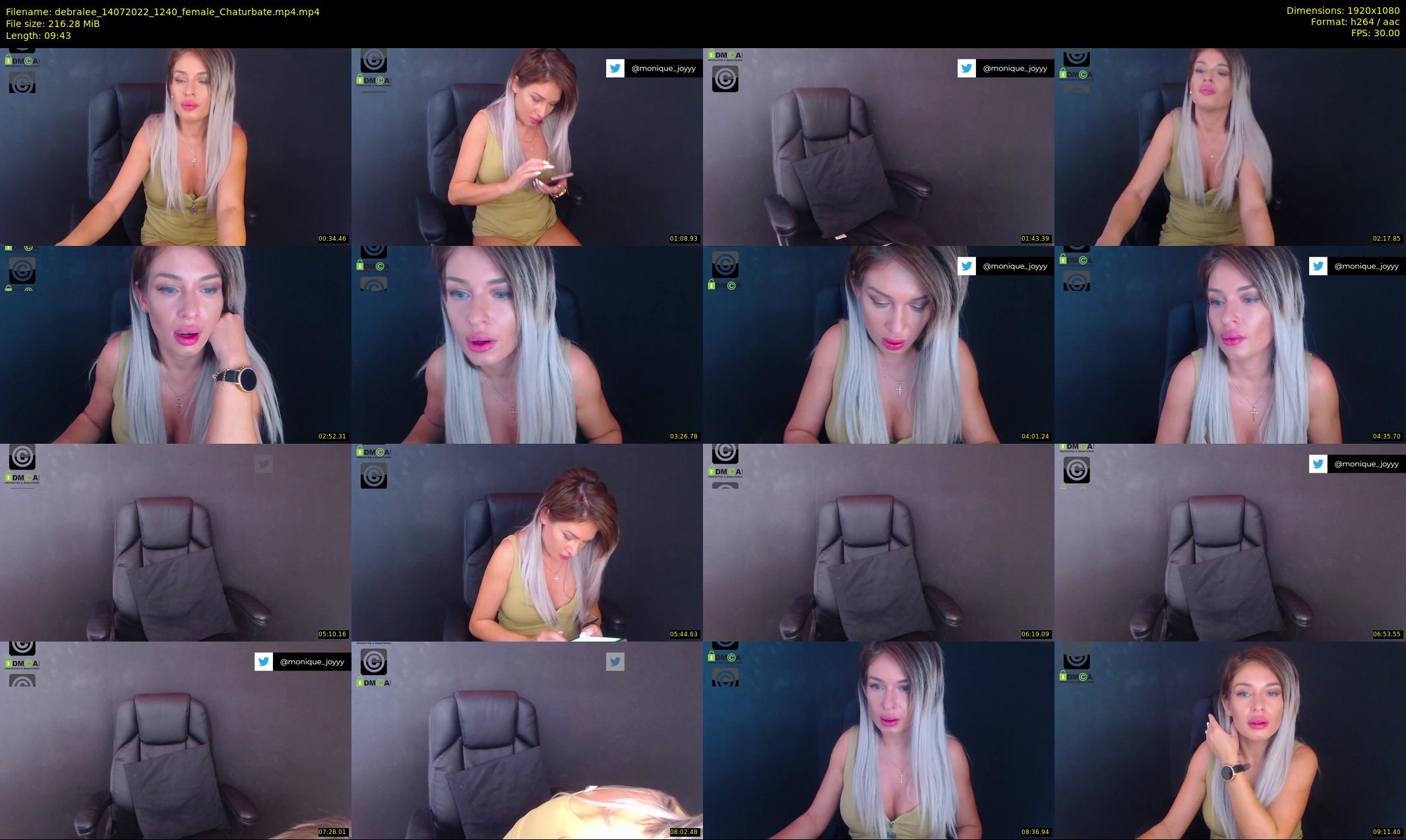 debralee — 10 minute Chaturbate female cam show recording, 1080p, Jul 14, 2022