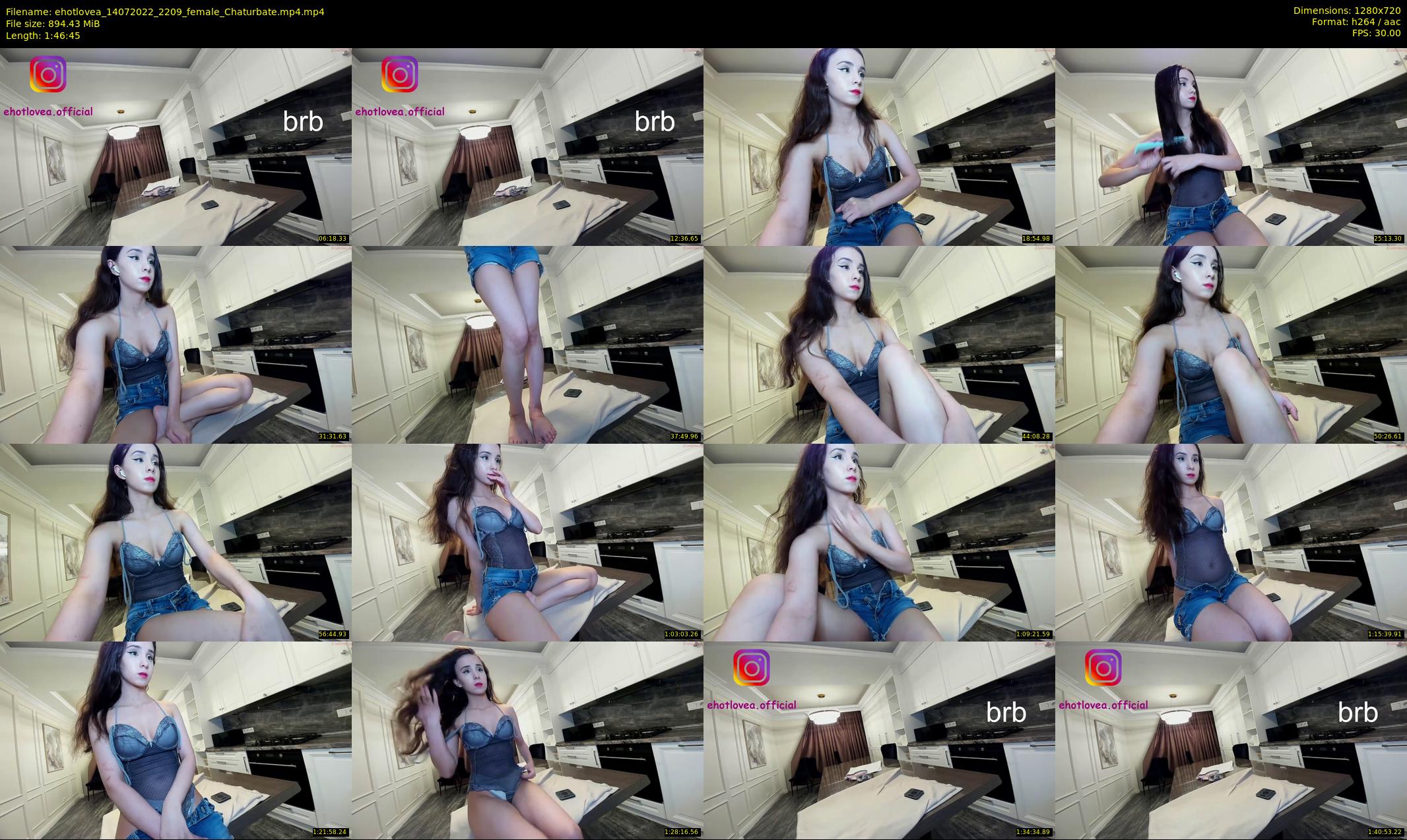 ehotlovea — 107 minute Chaturbate female cam show recording, 720p, Jul 14, 2022