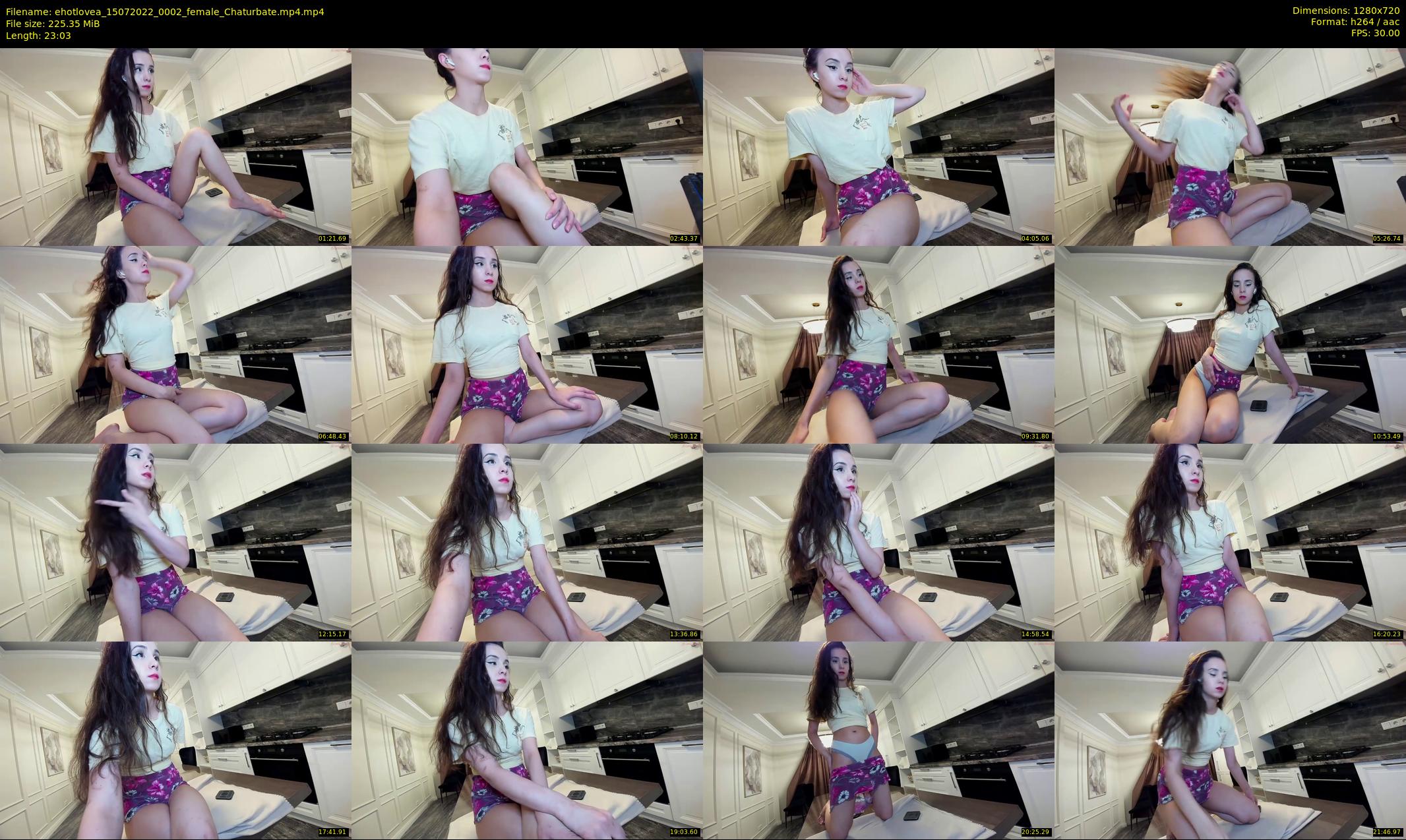 ehotlovea — 24 minute Chaturbate female cam show recording, 720p, Jul 15, 2022