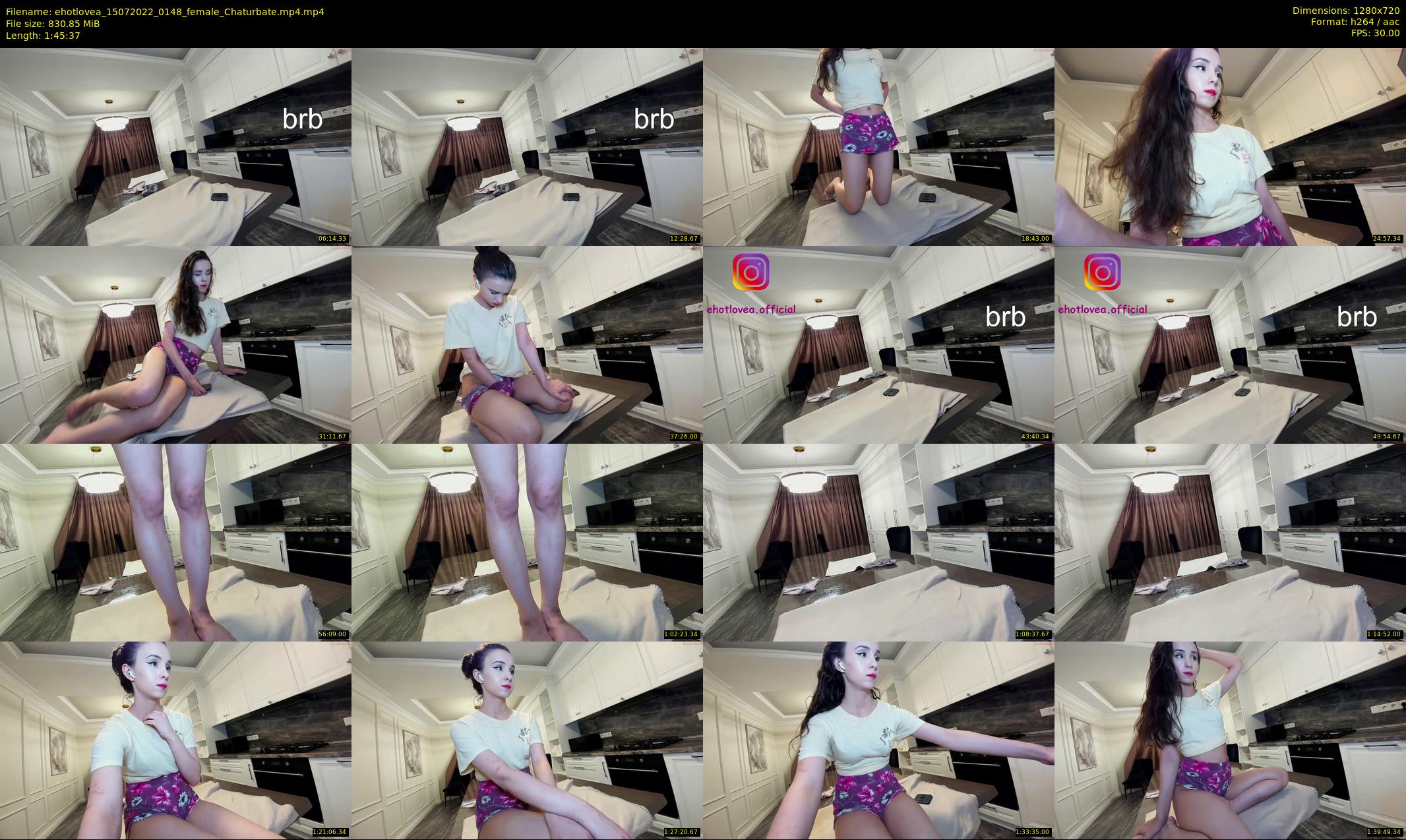 ehotlovea — 106 minute Chaturbate female cam show recording, 720p, Jul 15, 2022
