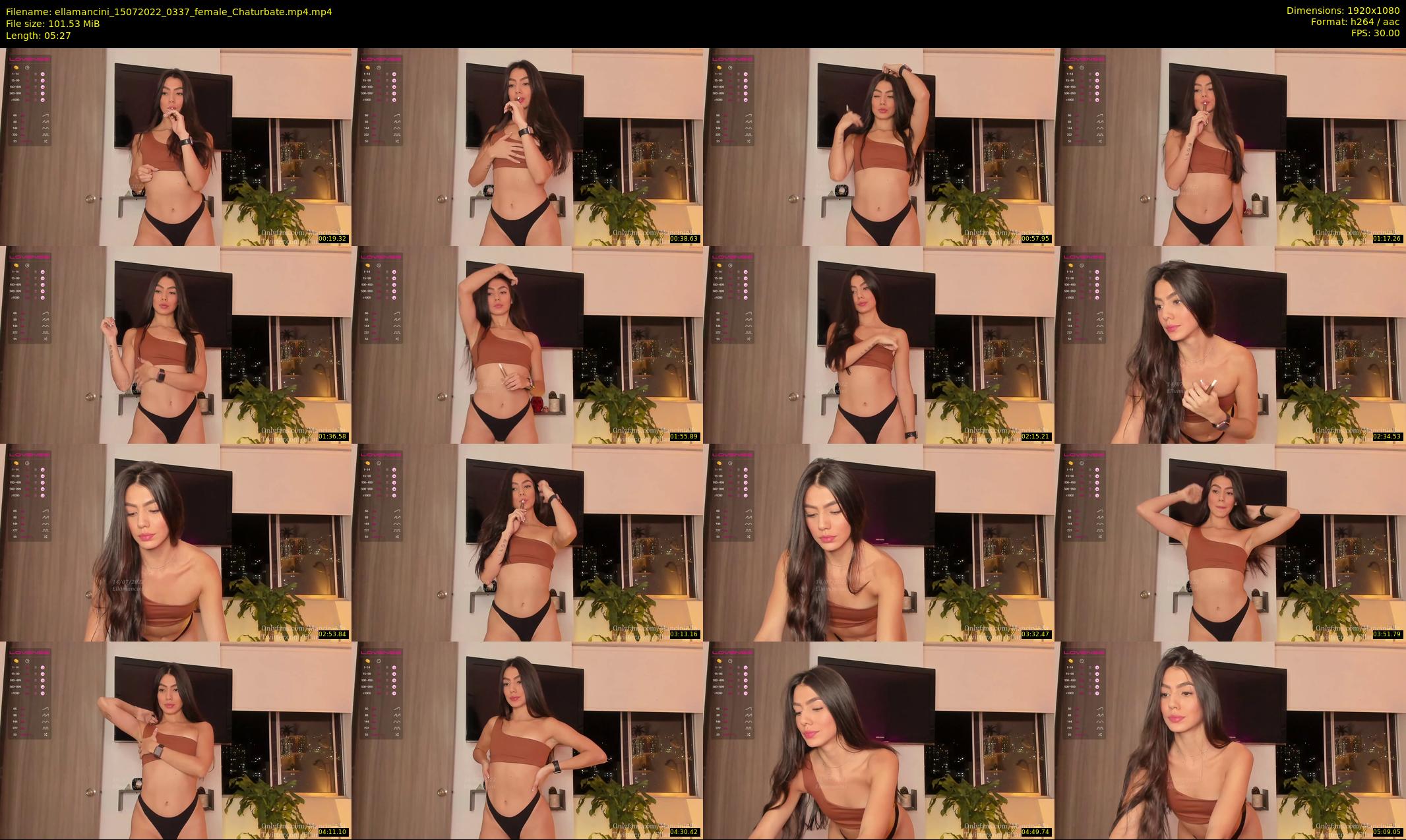 ellamancini — 6 minute Chaturbate female cam show recording, 1080p, Jul 15, 2022