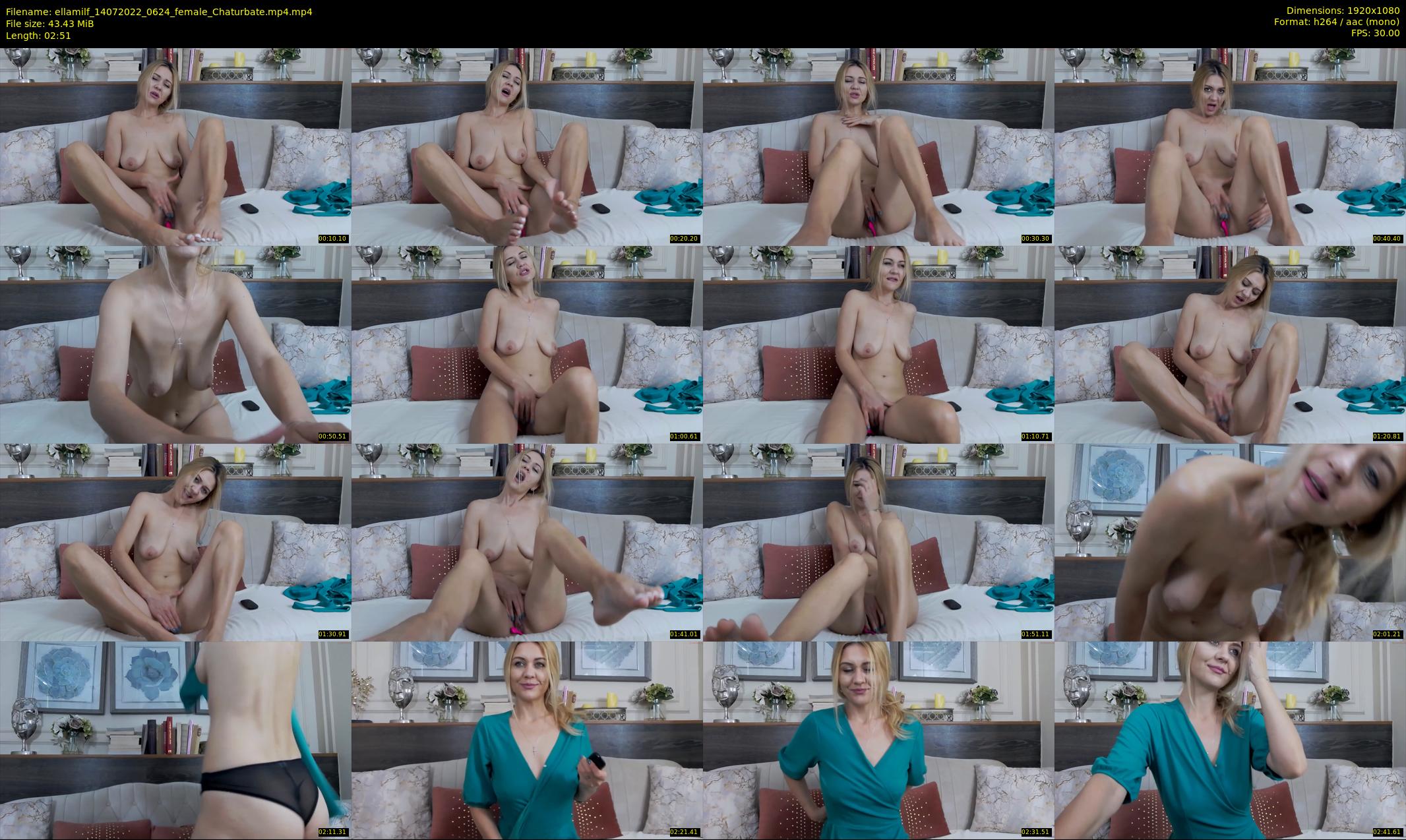 ellamilf — 3 minute Chaturbate female cam show recording, 1080p, Jul 14, 2022