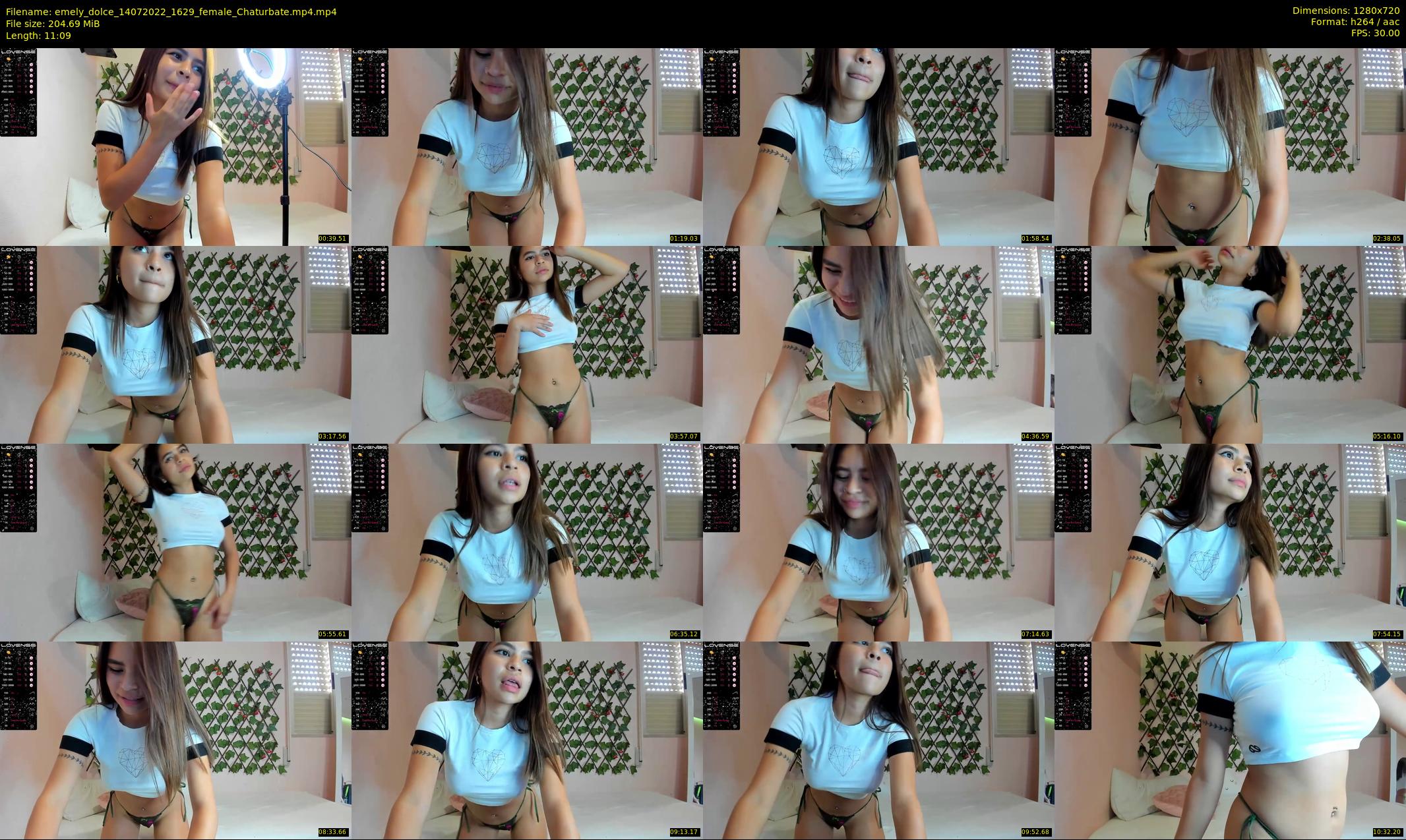 emely_dolce — 12 minute Chaturbate female cam show recording, 720p, Jul 14, 2022