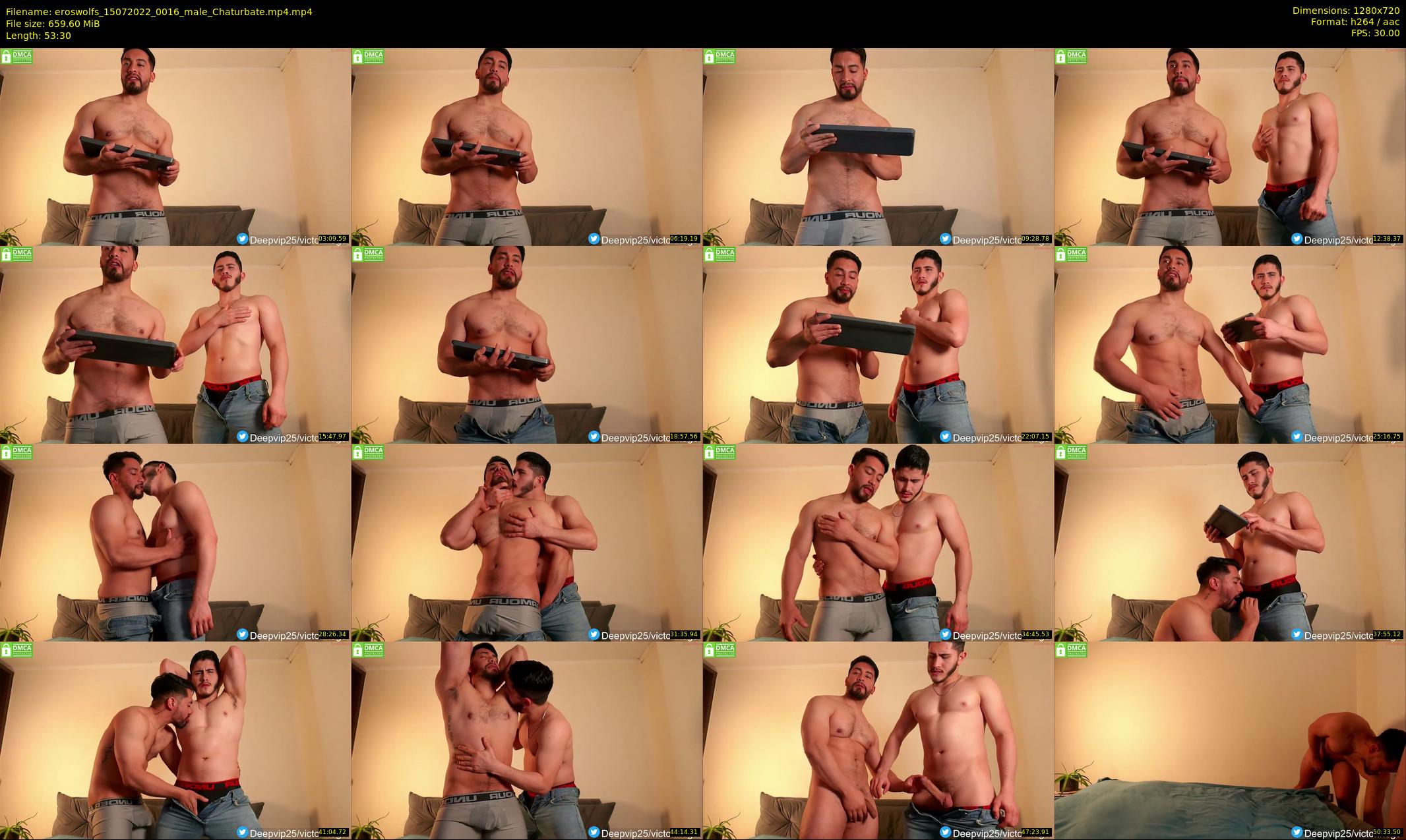 eroswolfs — 54 minute Chaturbate male cam show recording, 720p, Jul 15, 2022