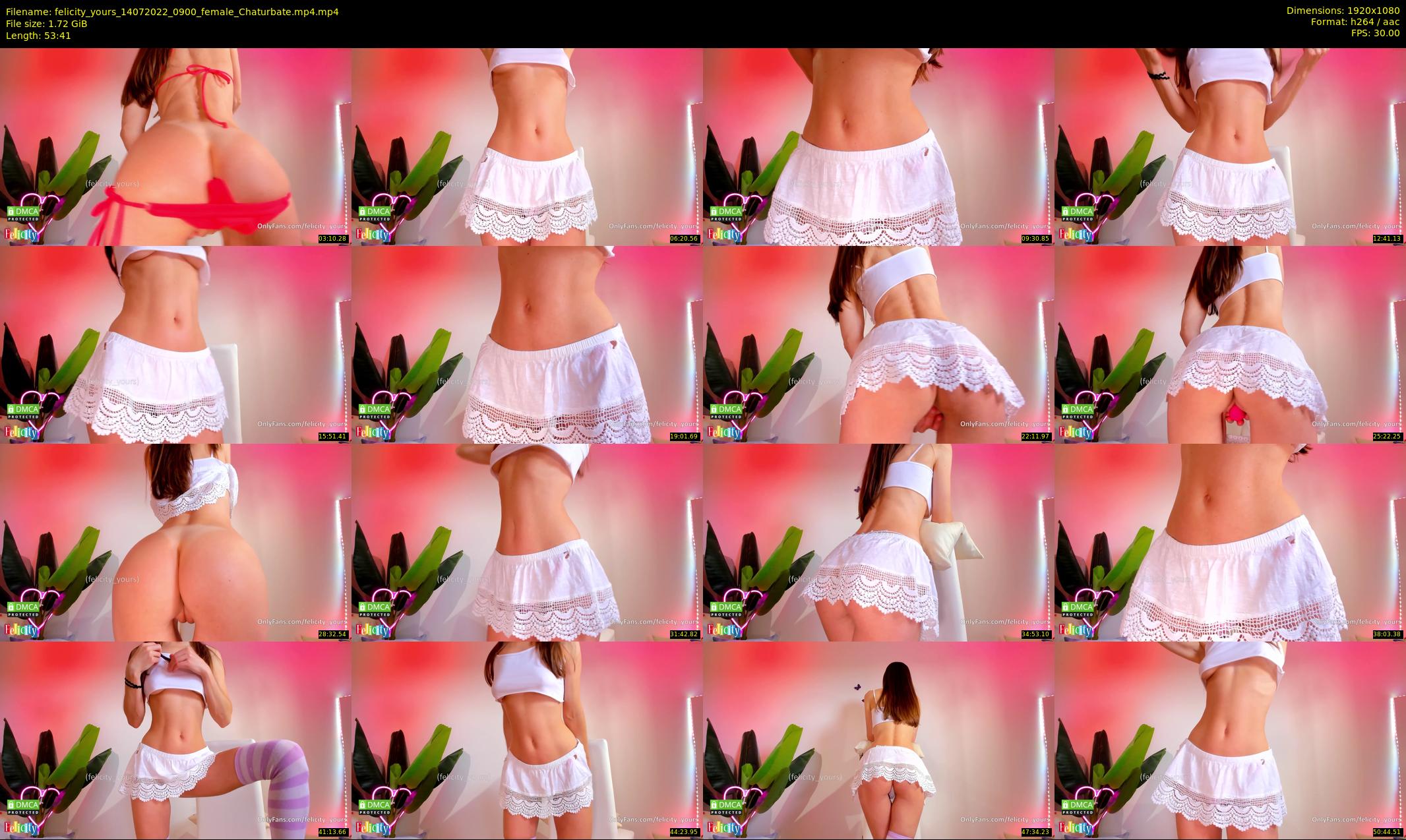 felicity_yours — 54 minute Chaturbate female cam show recording, 1080p, Jul 14, 2022