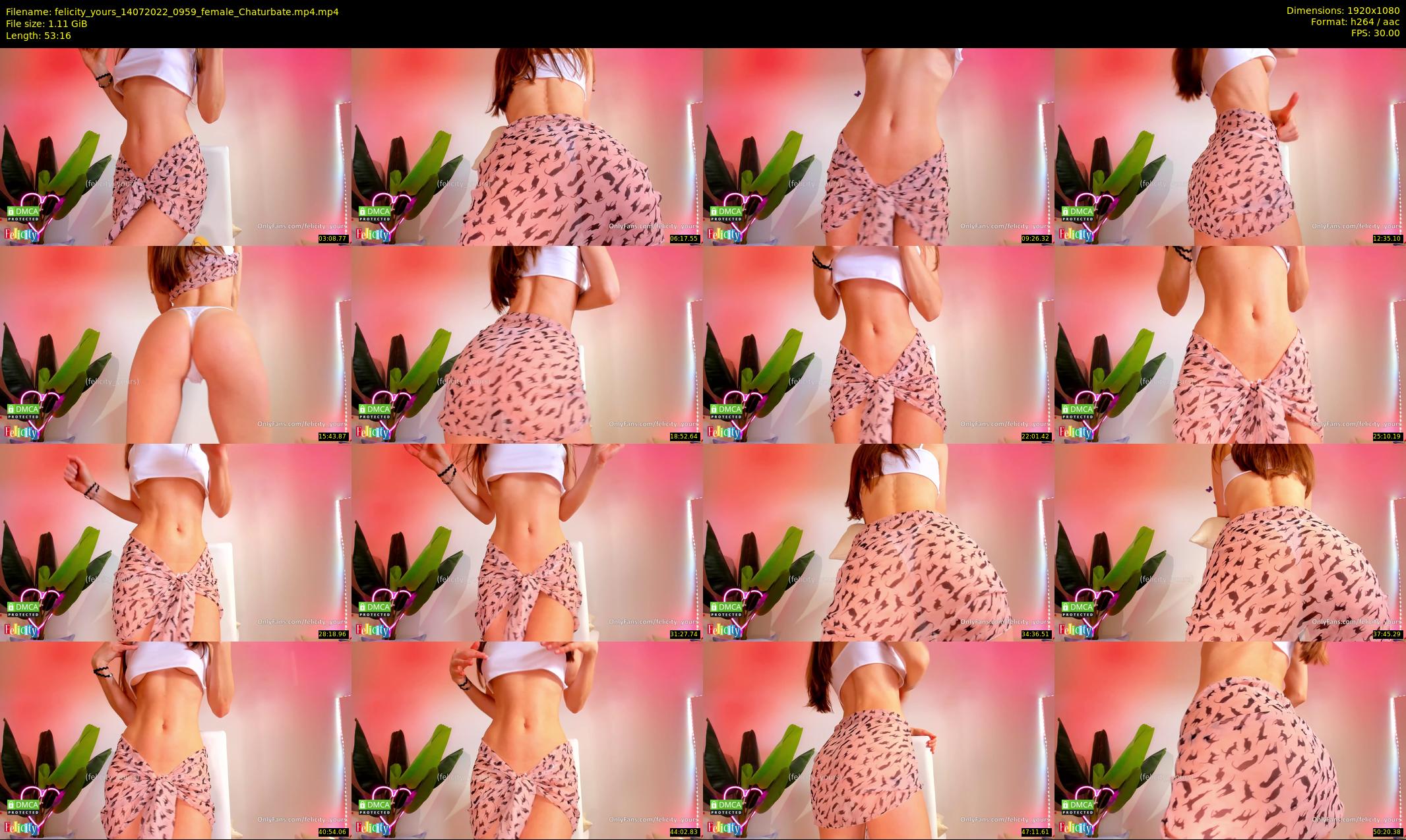 felicity_yours — 54 minute Chaturbate female cam show recording, 1080p, Jul 14, 2022