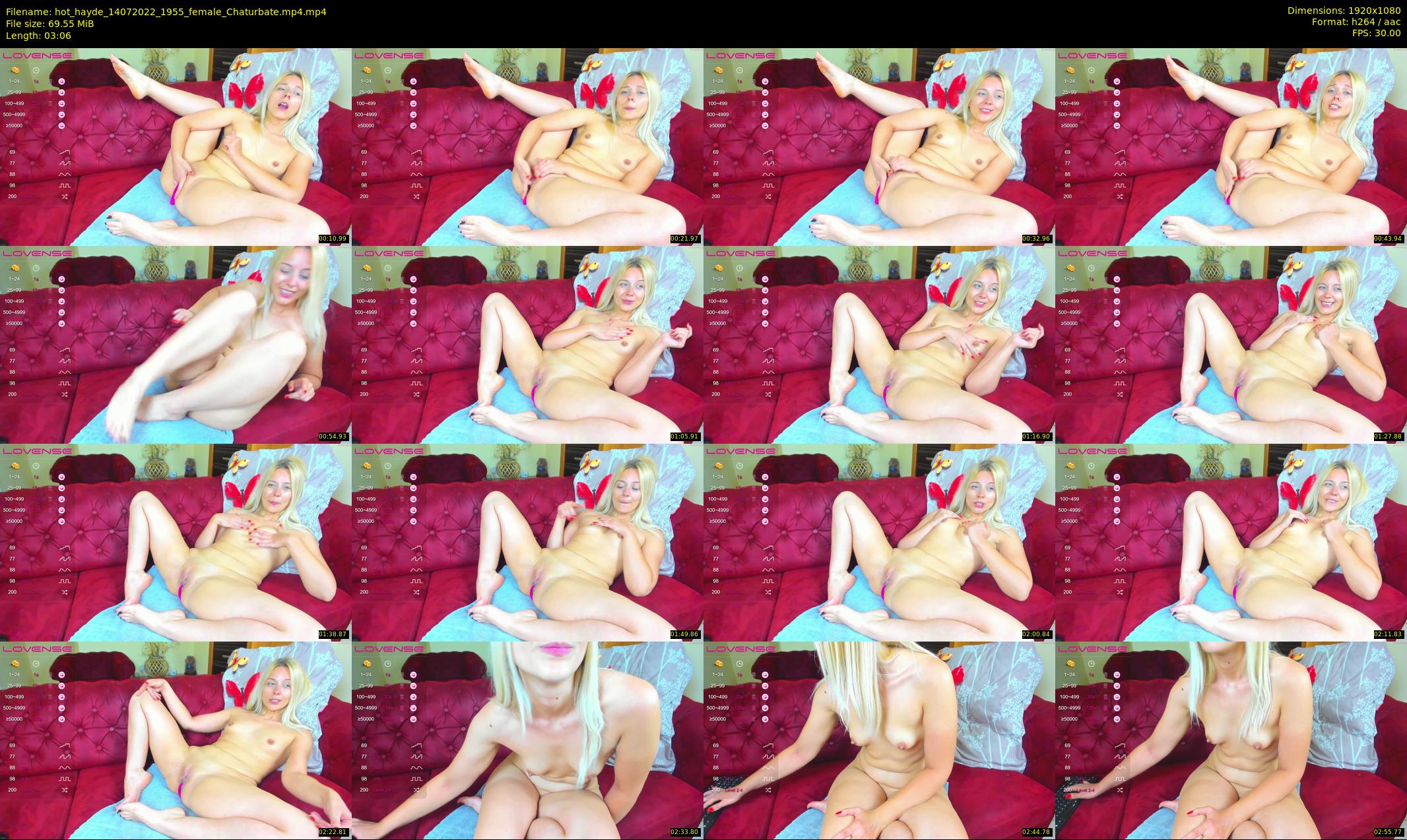 hot_hayde — 4 minute Chaturbate female cam show recording, 1080p, Jul 14, 2022