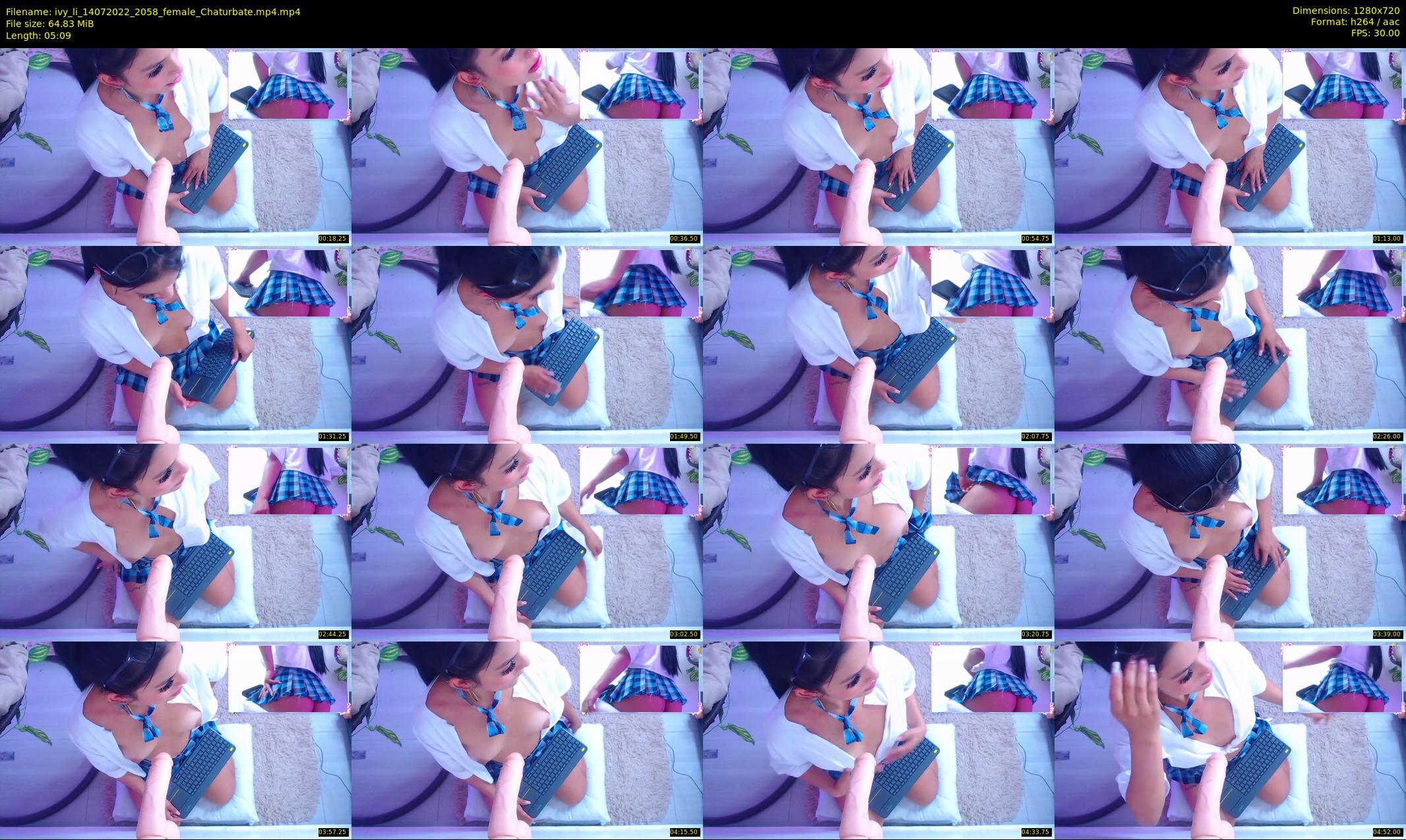 ivy_li — 6 minute Chaturbate female cam show recording, 720p, Jul 14, 2022