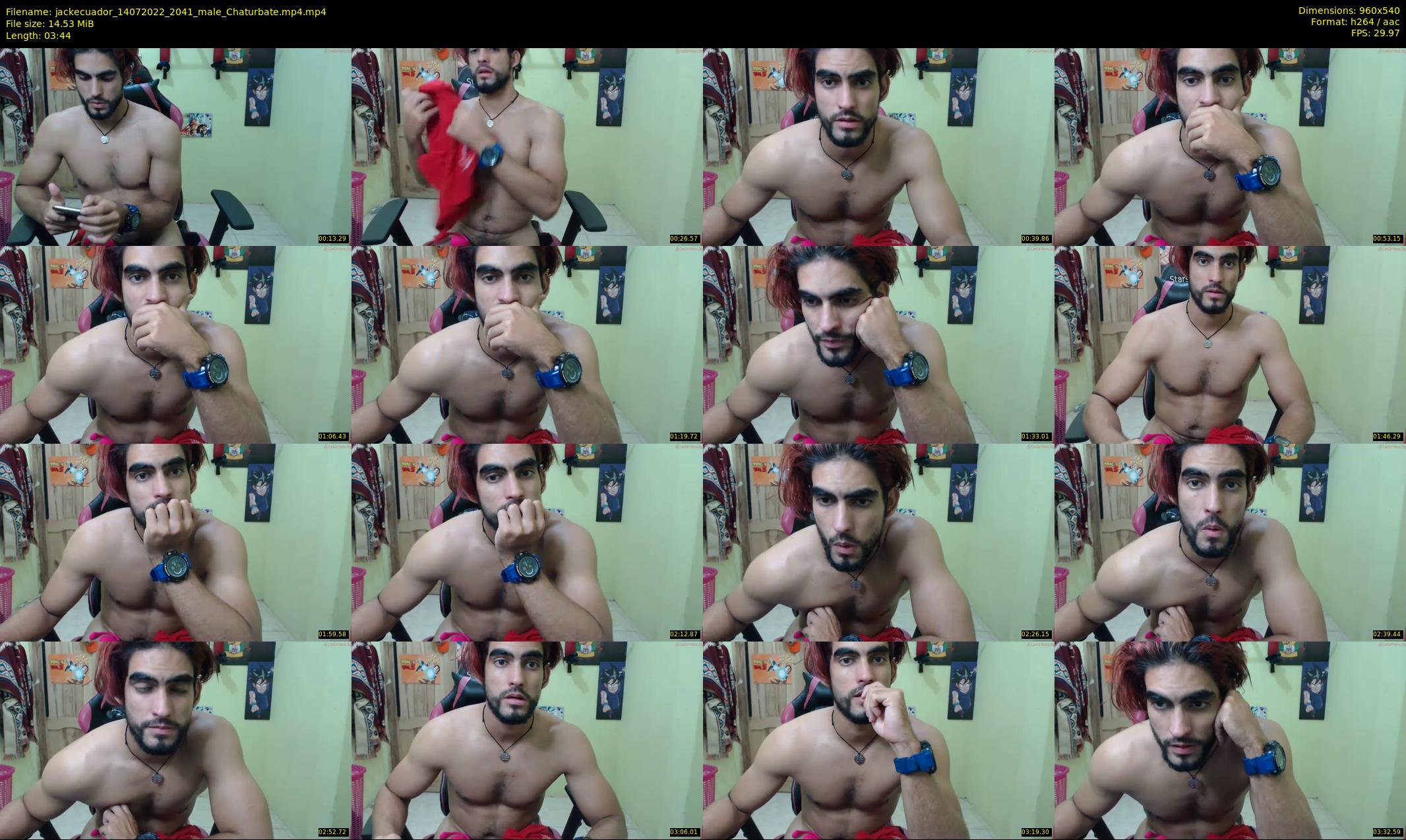 jackecuador — 4 minute Chaturbate male cam show recording, 480p, Jul 14, 2022