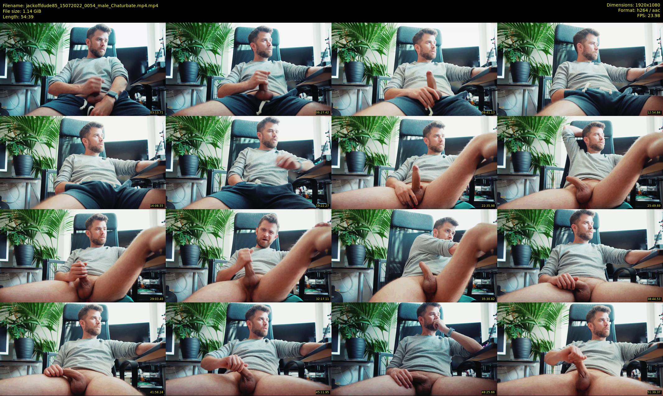 jackoffdude85 — 55 minute Chaturbate male cam show recording, 1080p, Jul 15, 2022