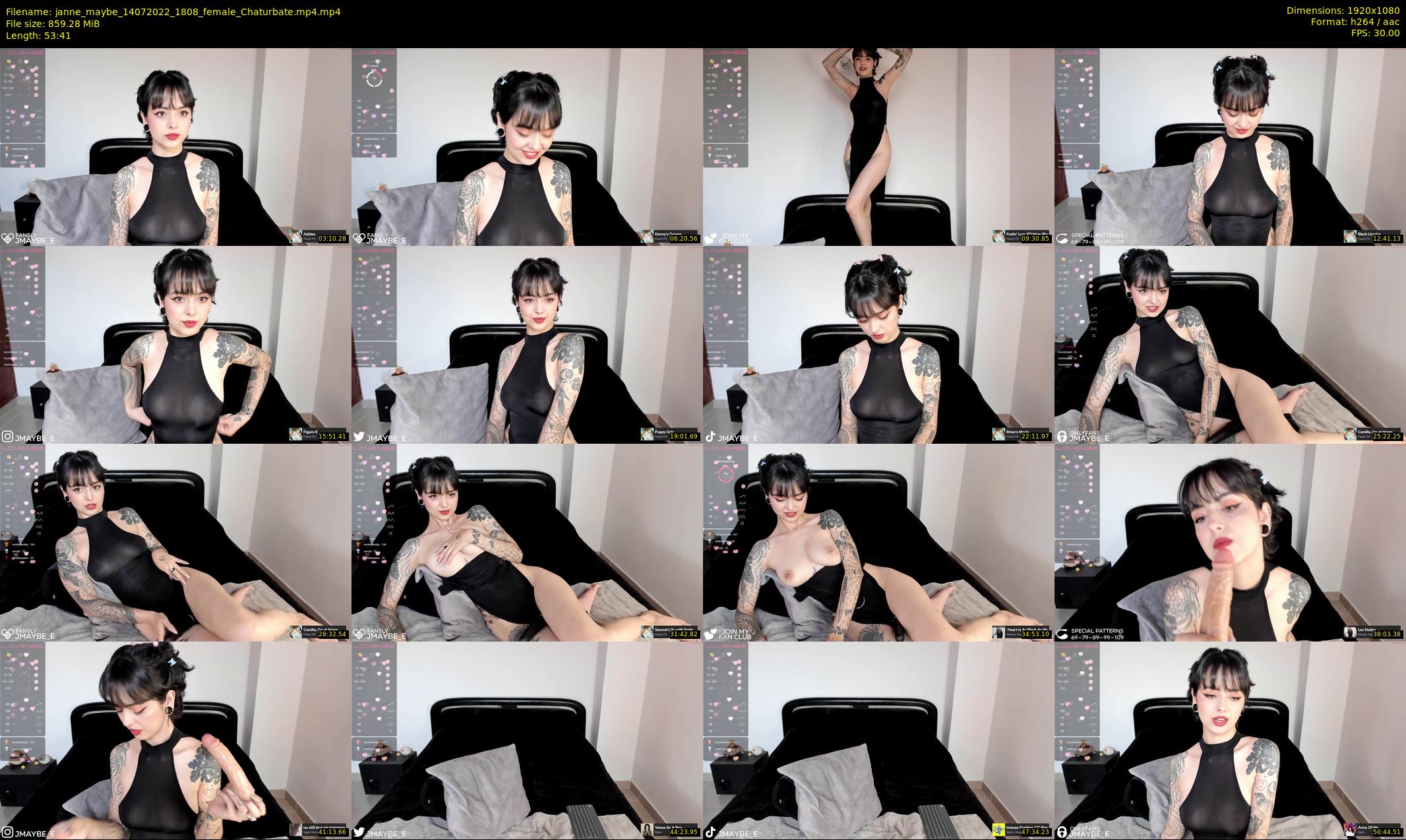 janne_maybe — 54 minute Chaturbate female cam show recording, 1080p, Jul 14, 2022