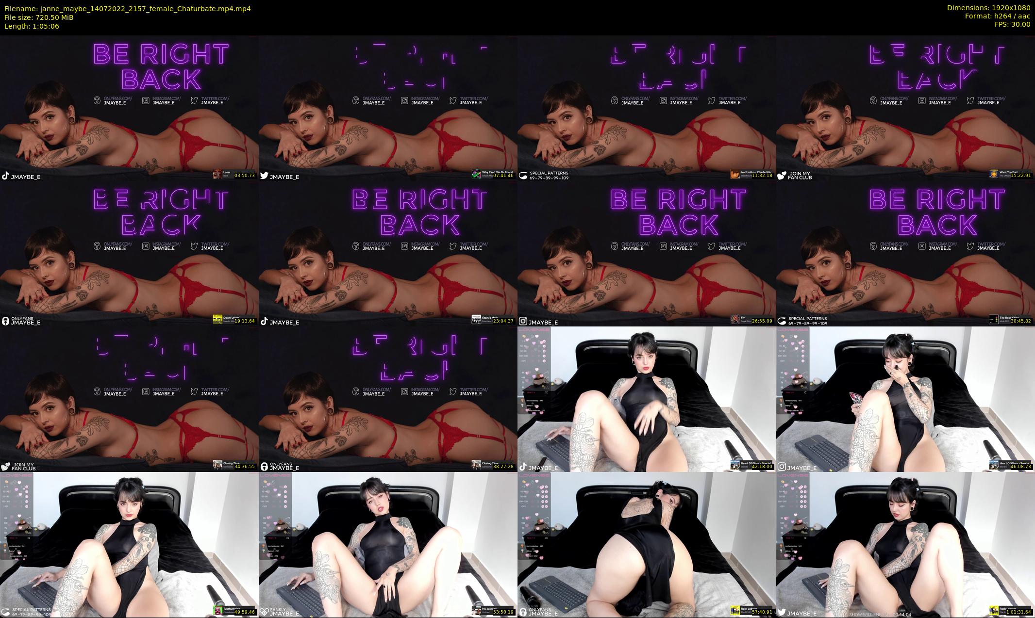 janne_maybe — 66 minute Chaturbate female cam show recording, 1080p, Jul 14, 2022