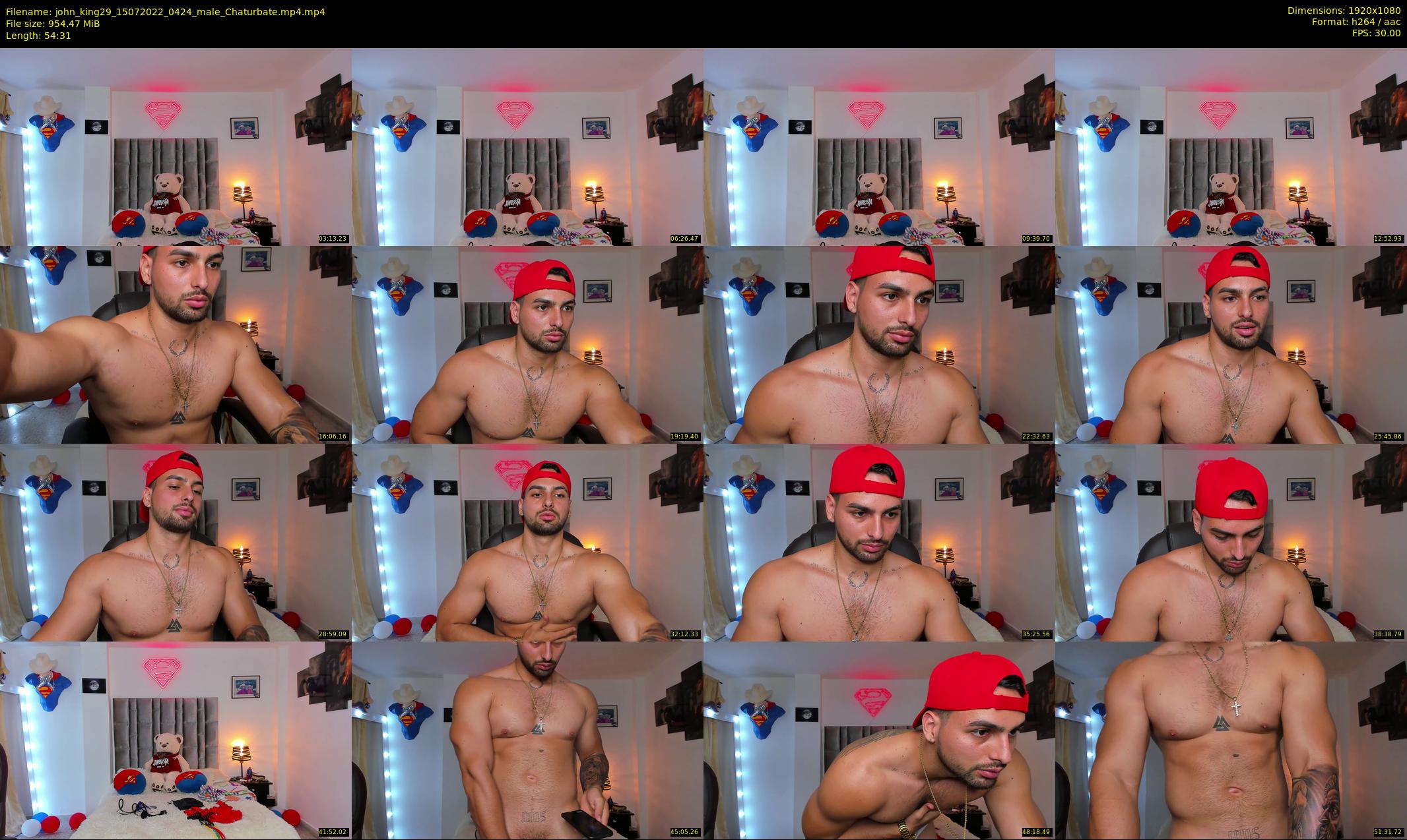 john_king29 — 55 minute Chaturbate male cam show recording, 1080p, Jul 15, 2022