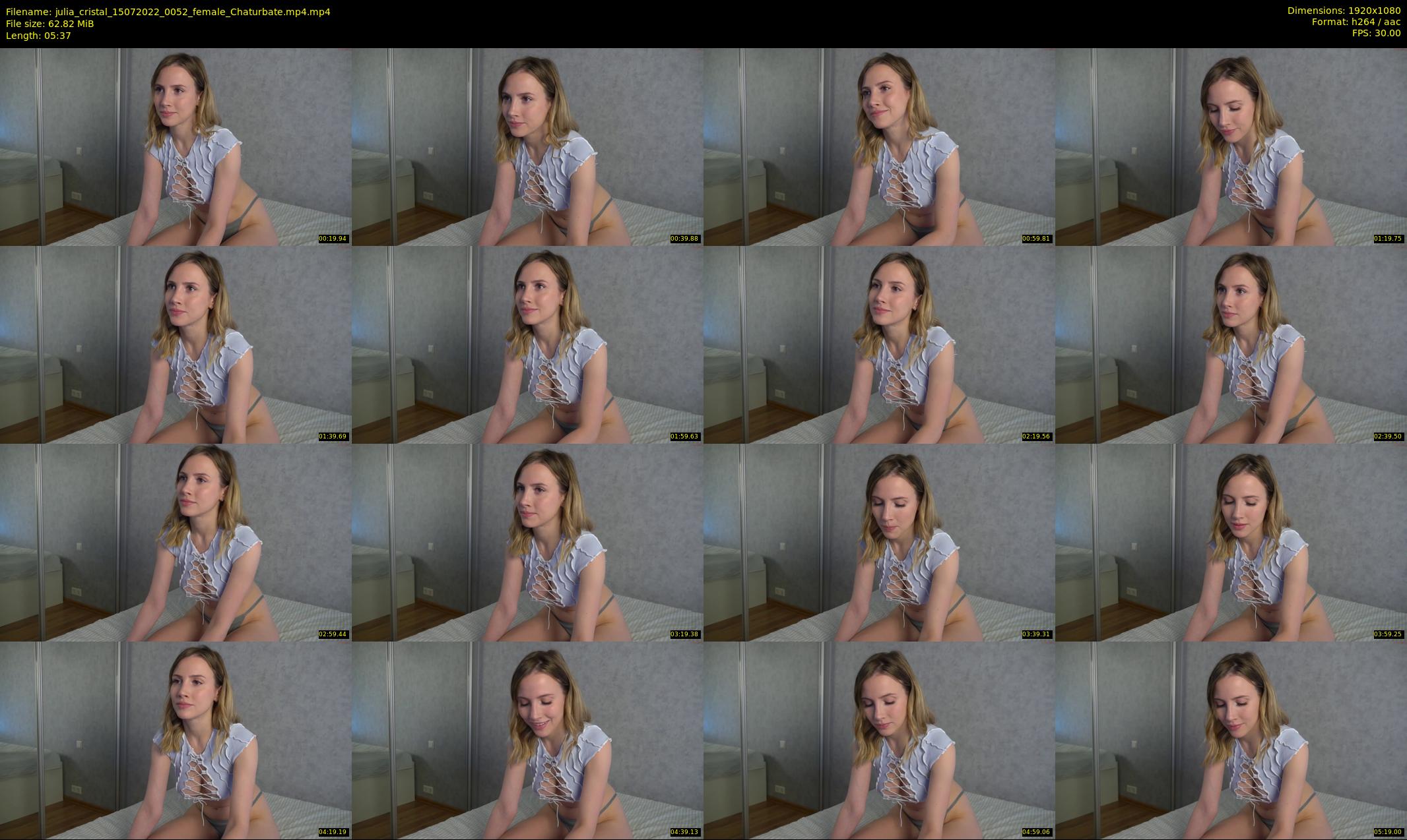 julia_cristal — 6 minute Chaturbate female cam show recording, 1080p, Jul 15, 2022