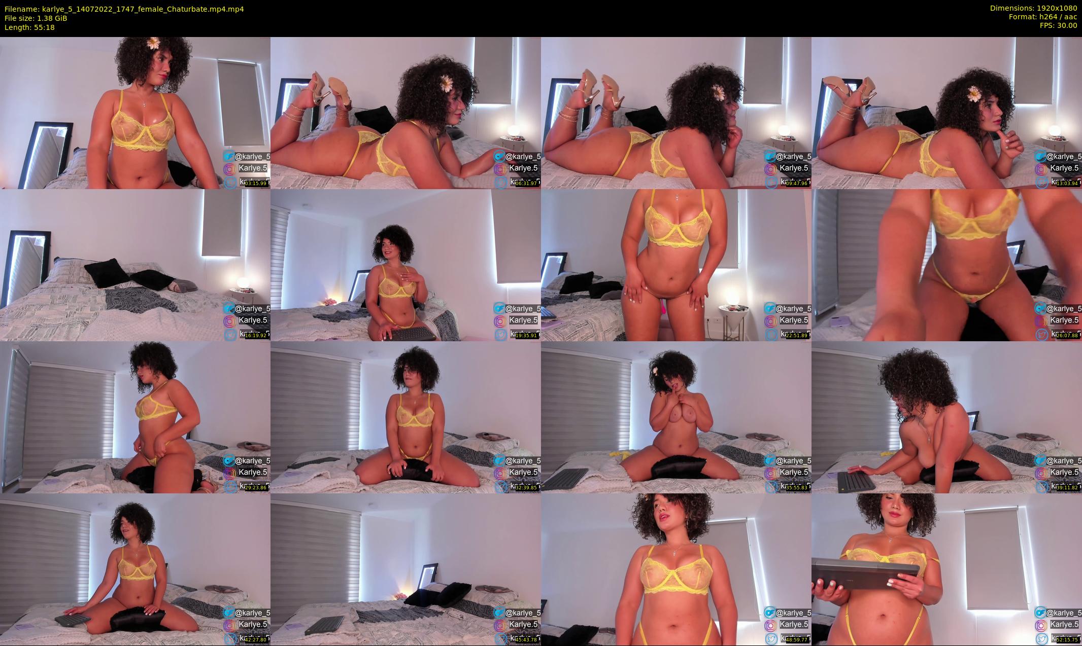 karlye_5 — 56 minute Chaturbate female cam show recording, 1080p, Jul 14, 2022