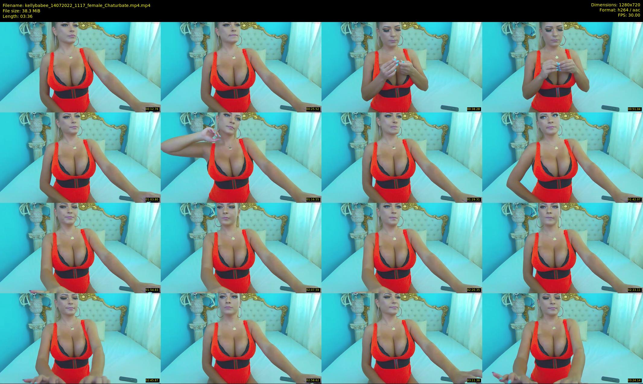 kellybabee — 4 minute Chaturbate female cam show recording, 720p, Jul 14, 2022