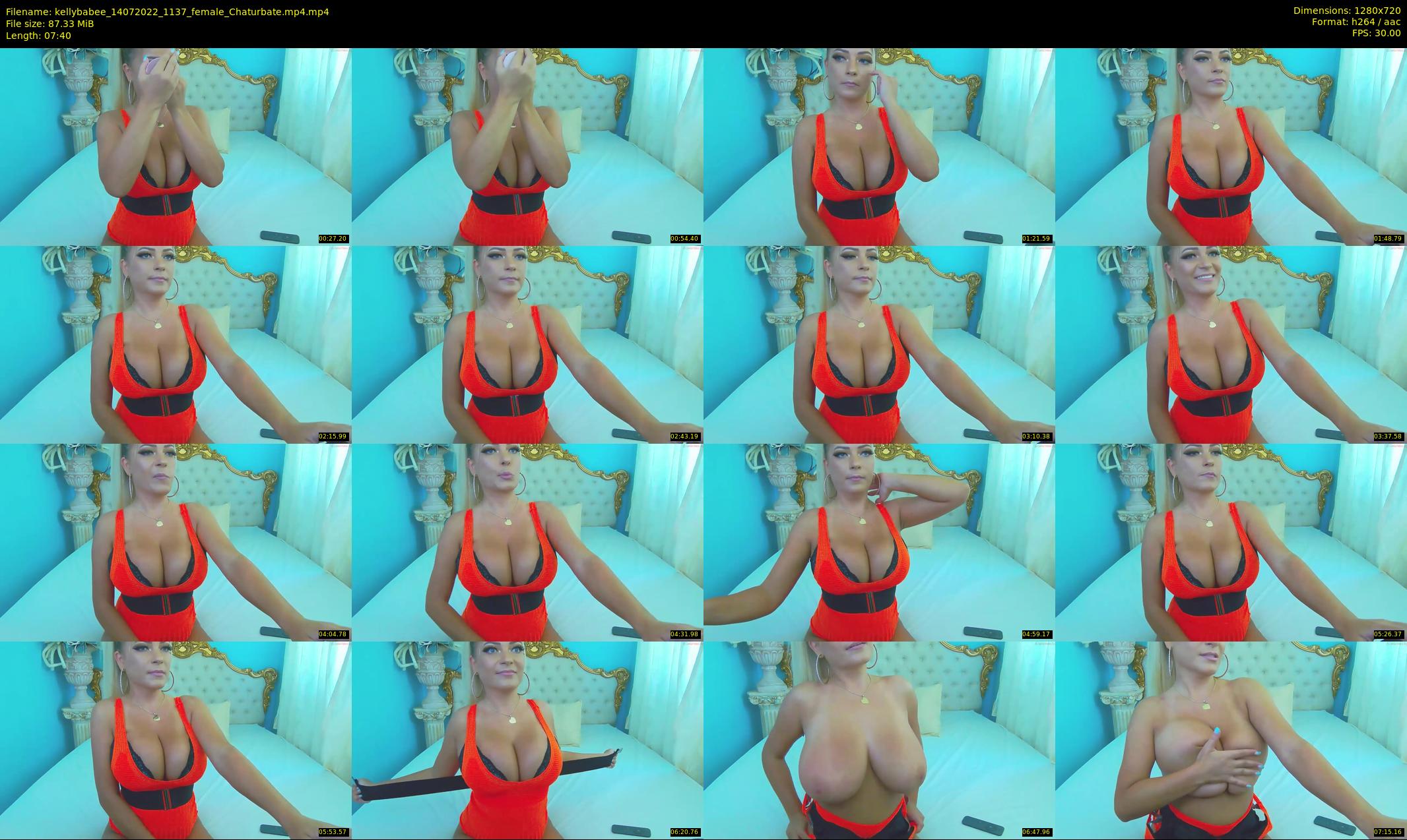 kellybabee — 8 minute Chaturbate female cam show recording, 720p, Jul 14, 2022