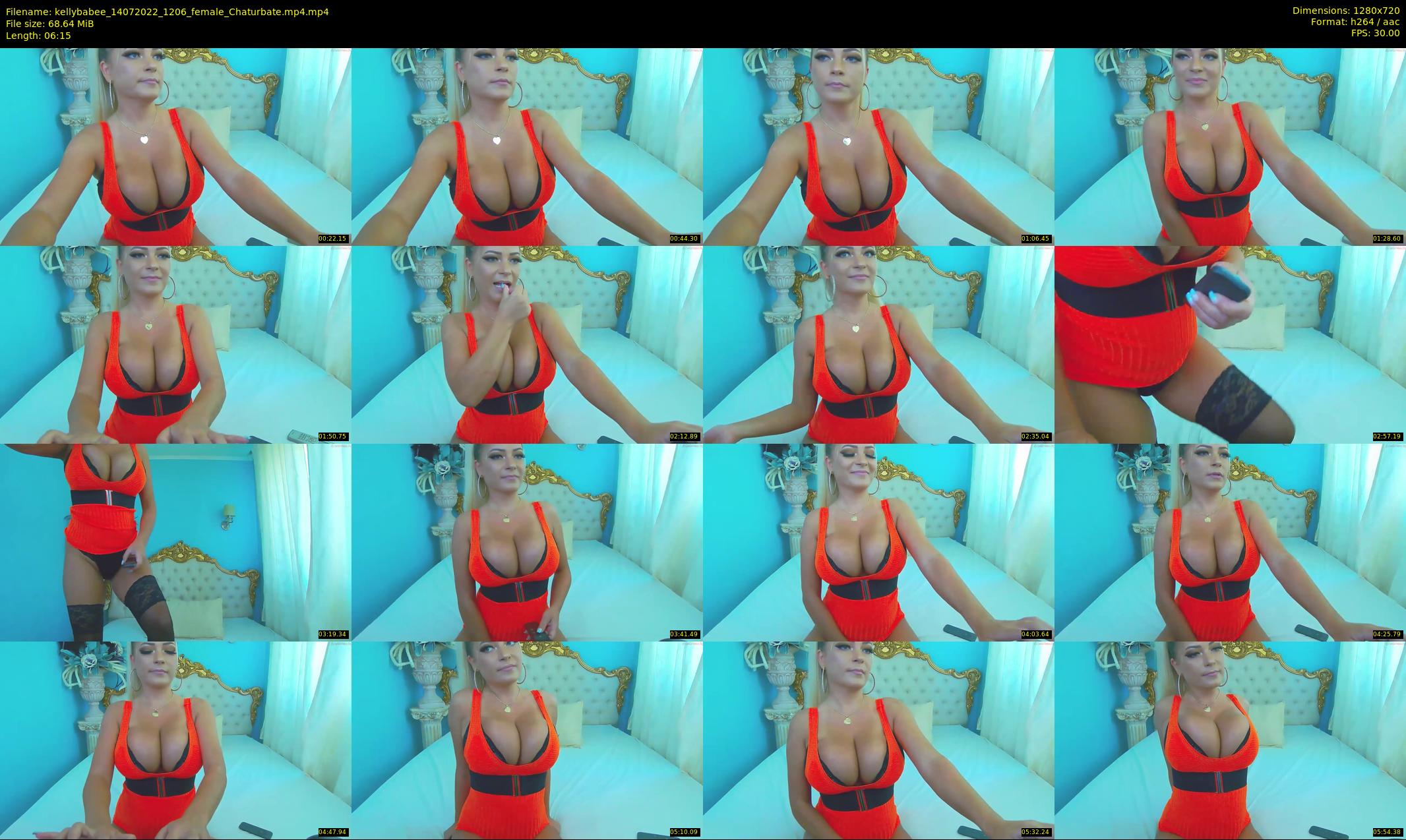 kellybabee — 7 minute Chaturbate female cam show recording, 720p, Jul 14, 2022