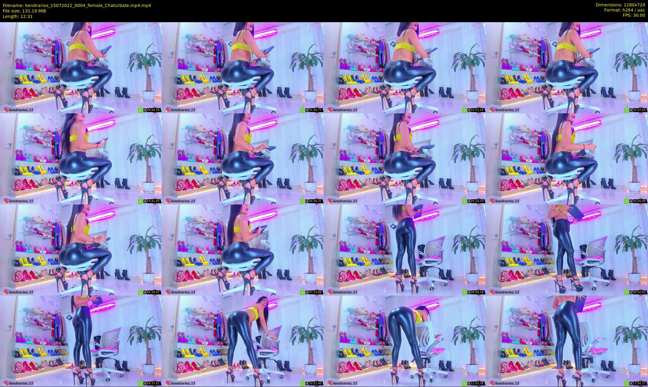 kendrarios — 13 minute Chaturbate female cam show recording, 720p, Jul 15, 2022