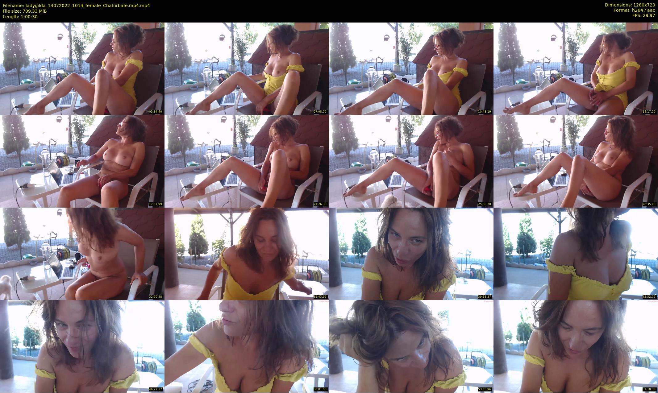 ladygilda — 61 minute Chaturbate female cam show recording, 720p, Jul 14, 2022