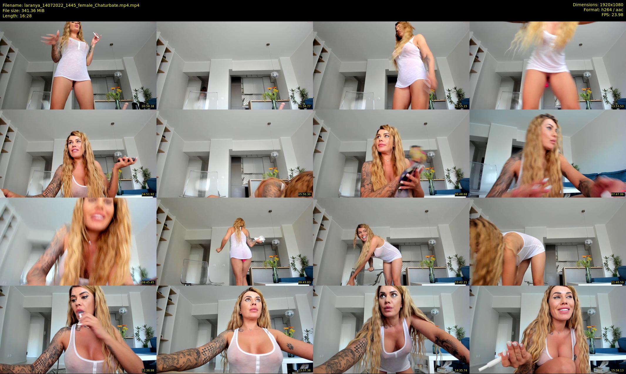 laranya — 17 minute Chaturbate female cam show recording, 1080p, Jul 14, 2022