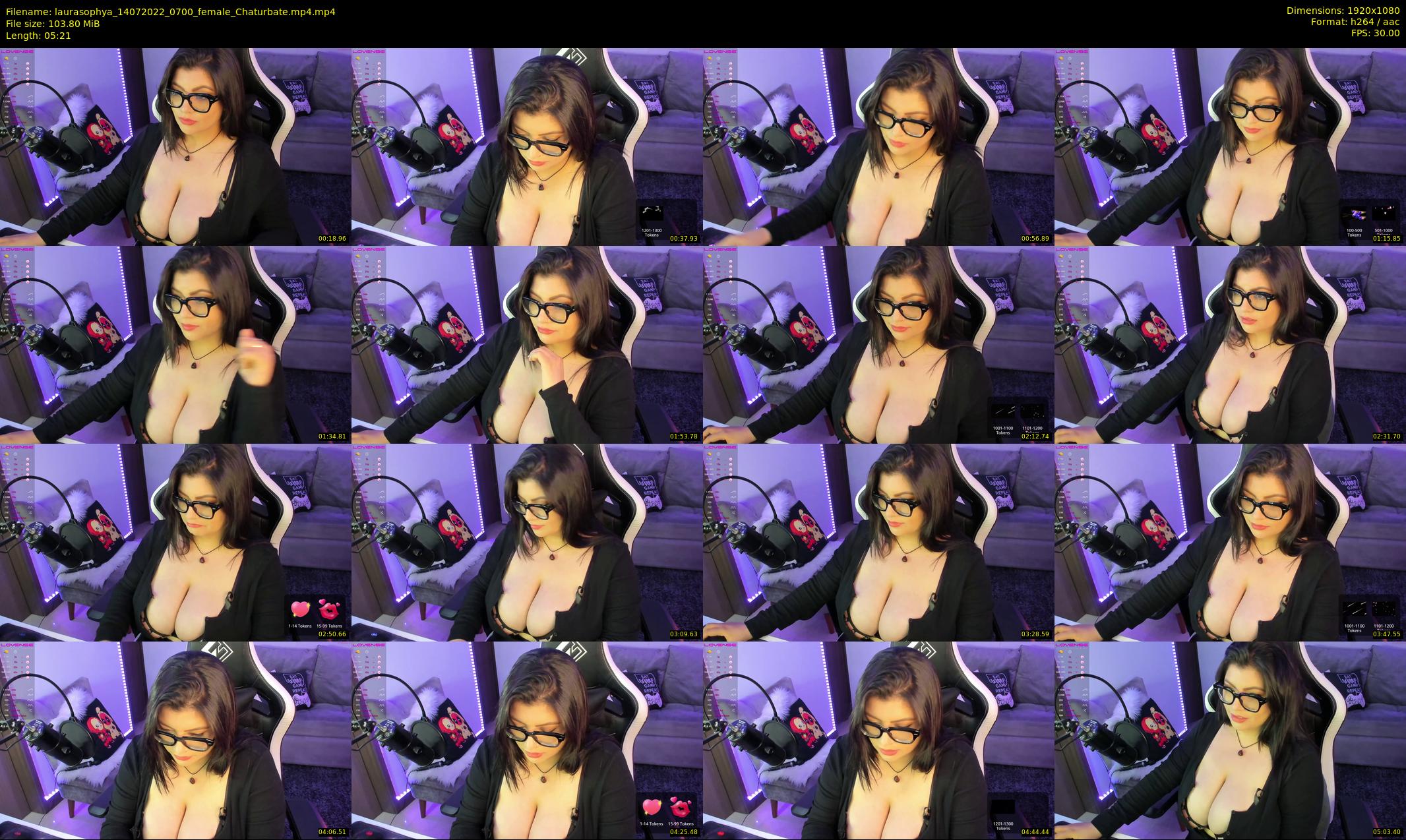 laurasophya — 6 minute Chaturbate female cam show recording, 1080p, Jul 14, 2022