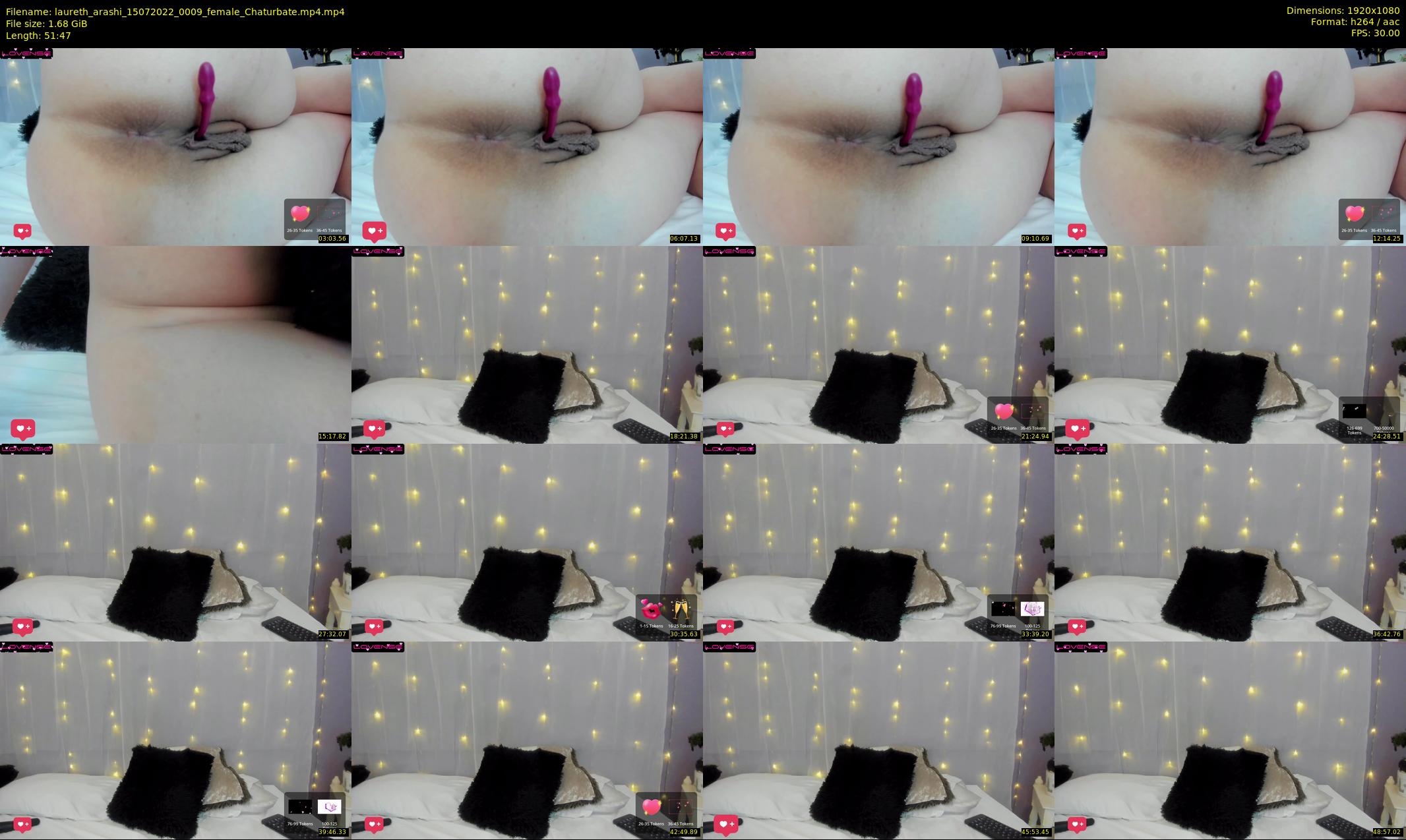 laureth_arashi — 52 minute Chaturbate female cam show recording, 1080p, Jul 15, 2022