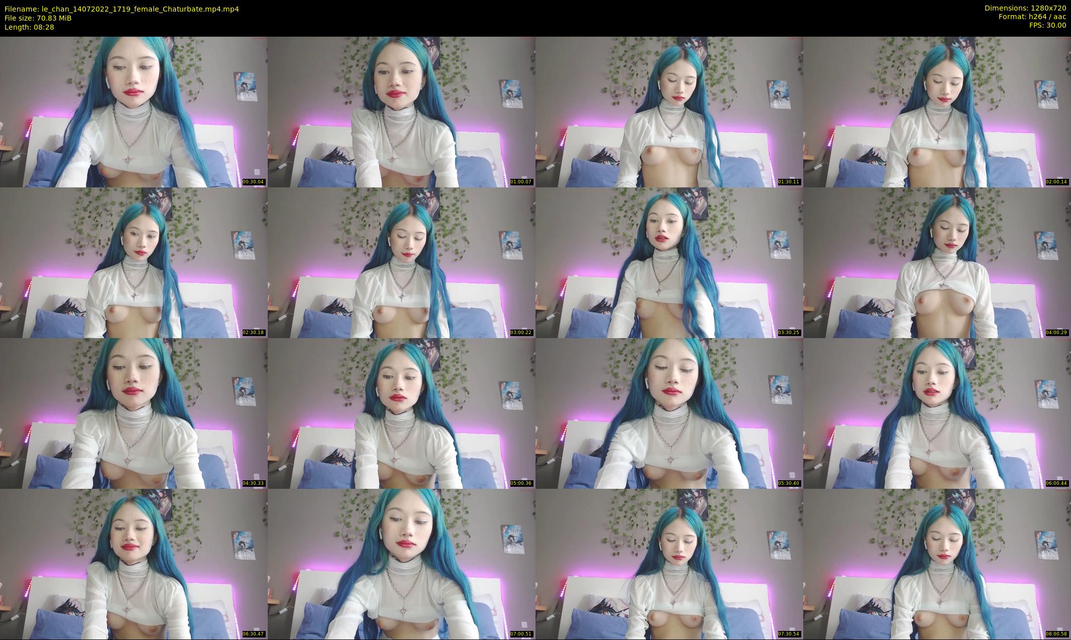 le_chan — 9 minute Chaturbate female cam show recording, 720p, Jul 14, 2022