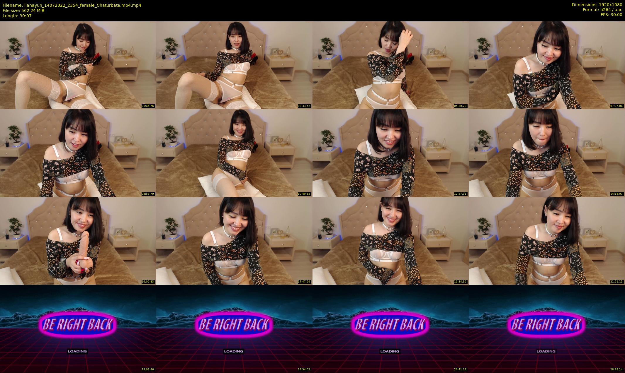 lianayun — 31 minute Chaturbate female cam show recording, 1080p, Jul 14, 2022