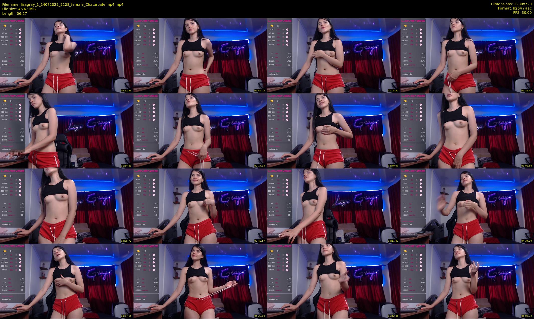 lisagray_1 — 7 minute Chaturbate female cam show recording, 720p, Jul 14, 2022