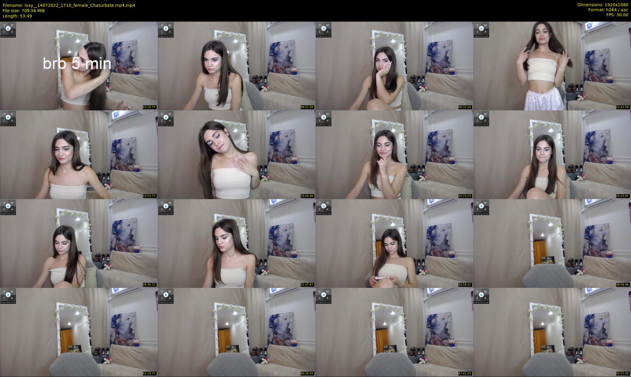loxy_ — 54 minute Chaturbate female cam show recording, 1080p, Jul 14, 2022