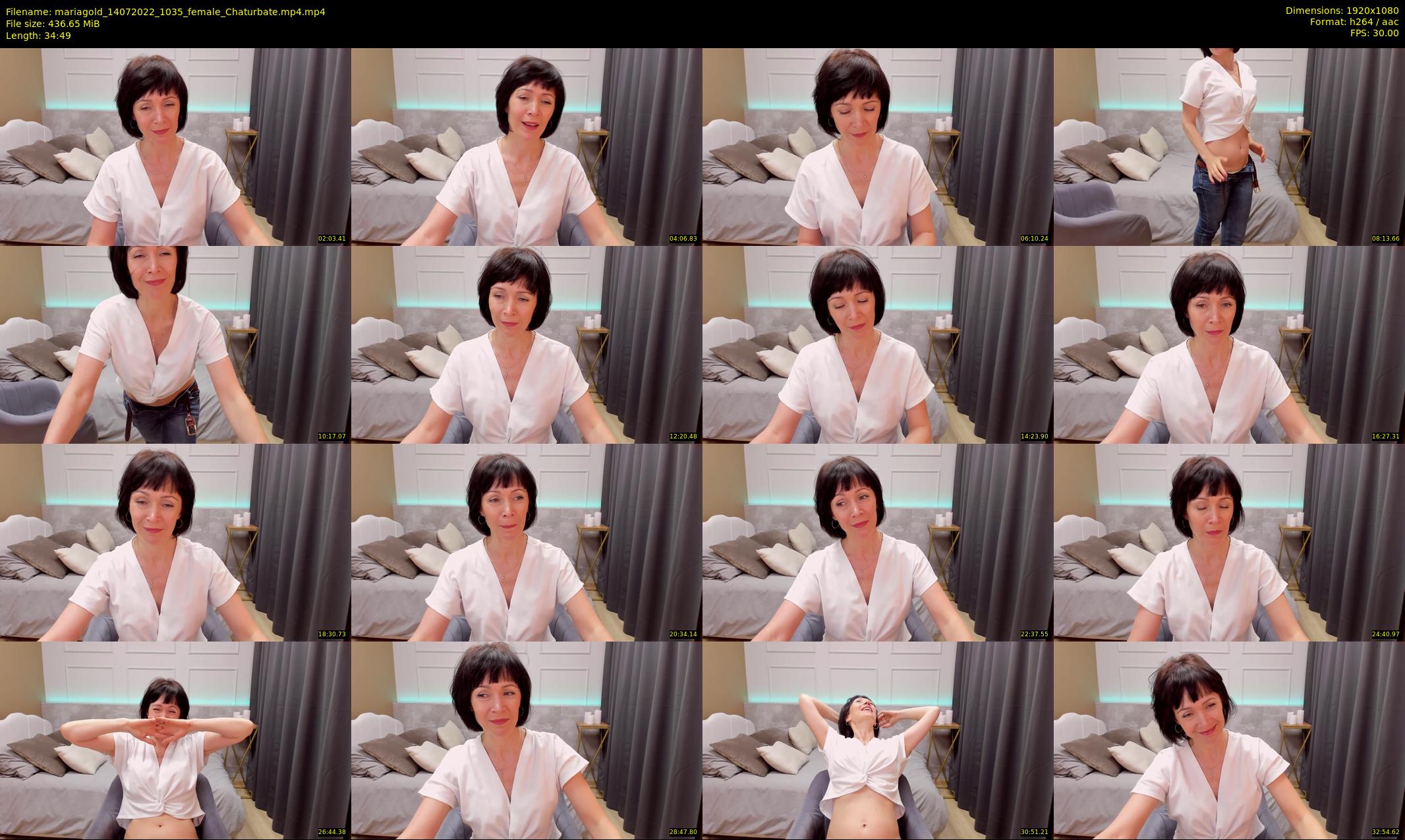 mariagold — 35 minute Chaturbate female cam show recording, 1080p, Jul 14, 2022
