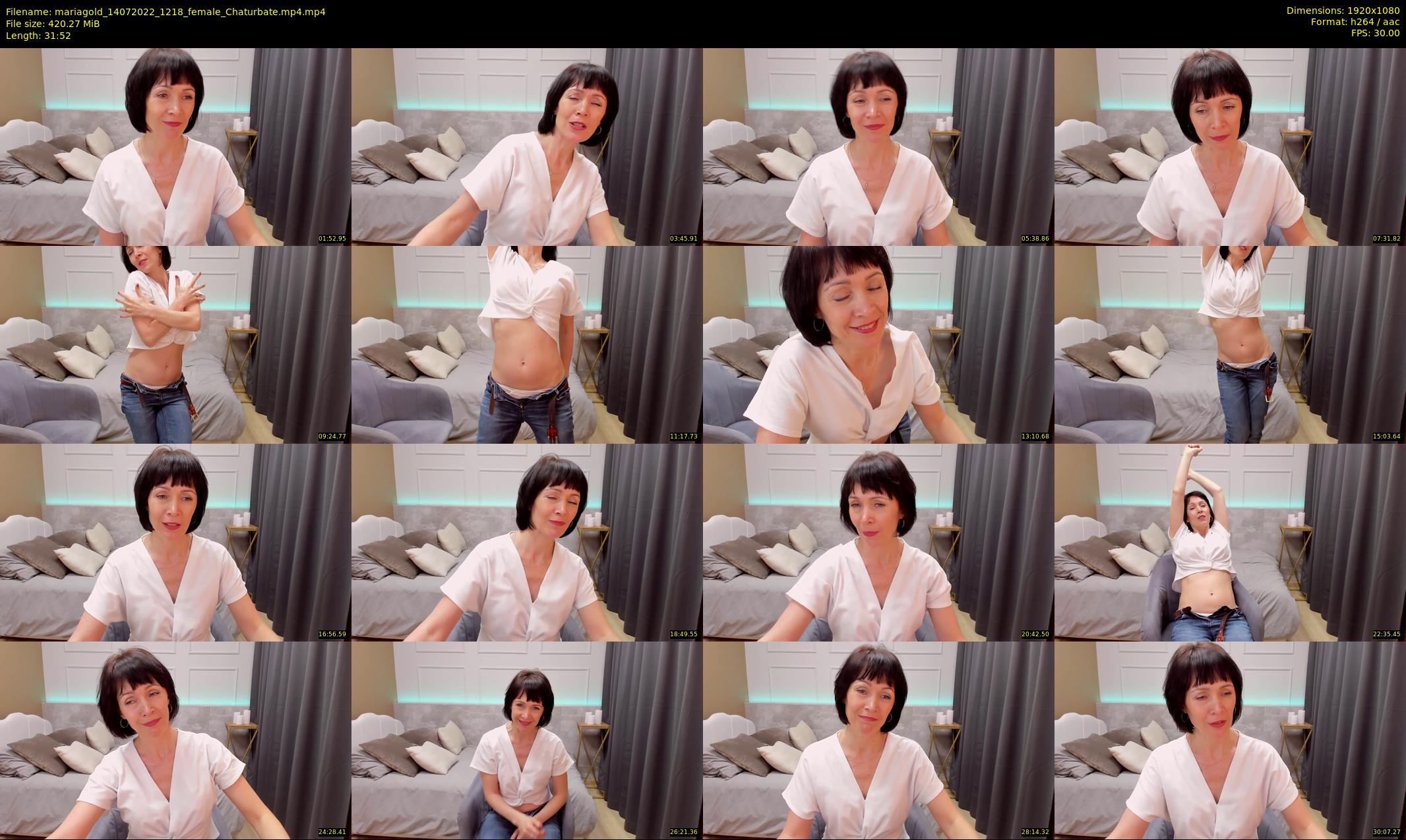 mariagold — 32 minute Chaturbate female cam show recording, 1080p, Jul 14, 2022