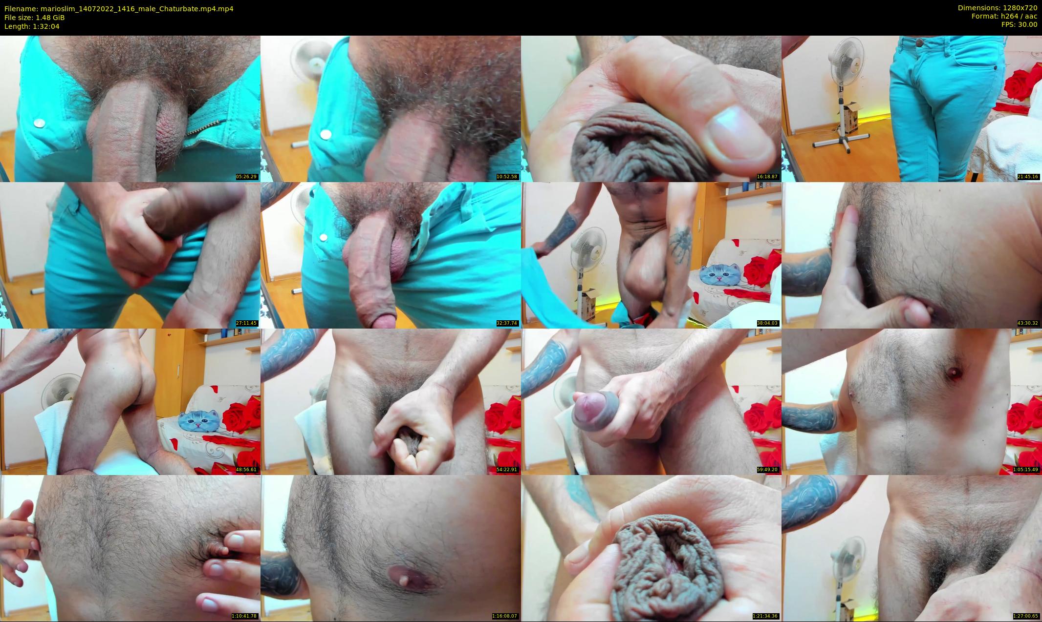 marioslim — 93 minute Chaturbate male cam show recording, 720p, Jul 14, 2022