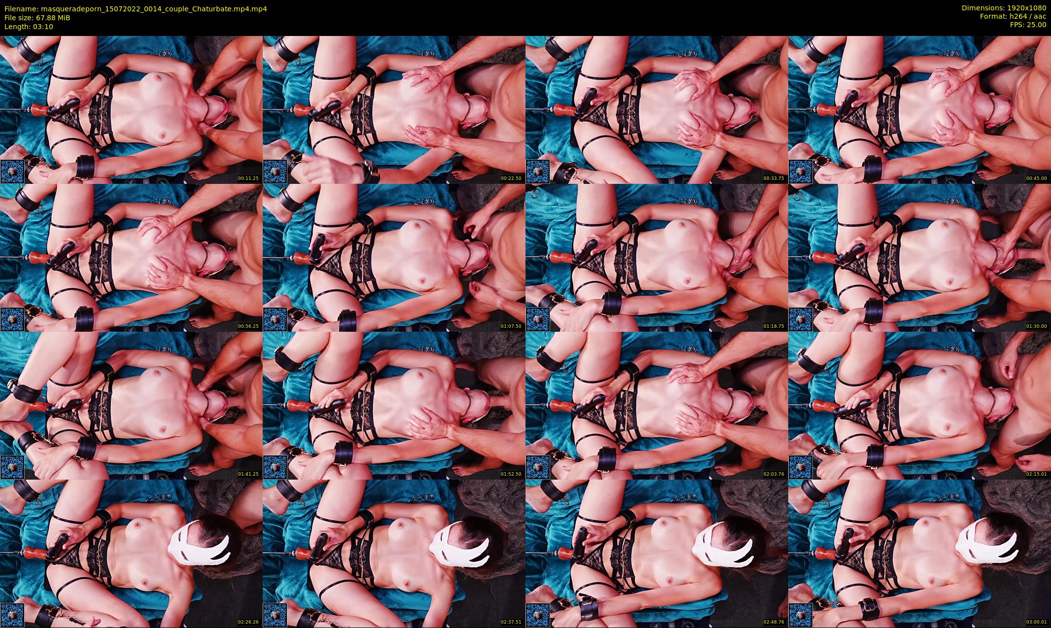 masqueradeporn — 4 minute Chaturbate couple cam show recording, 1080p, Jul 15, 2022