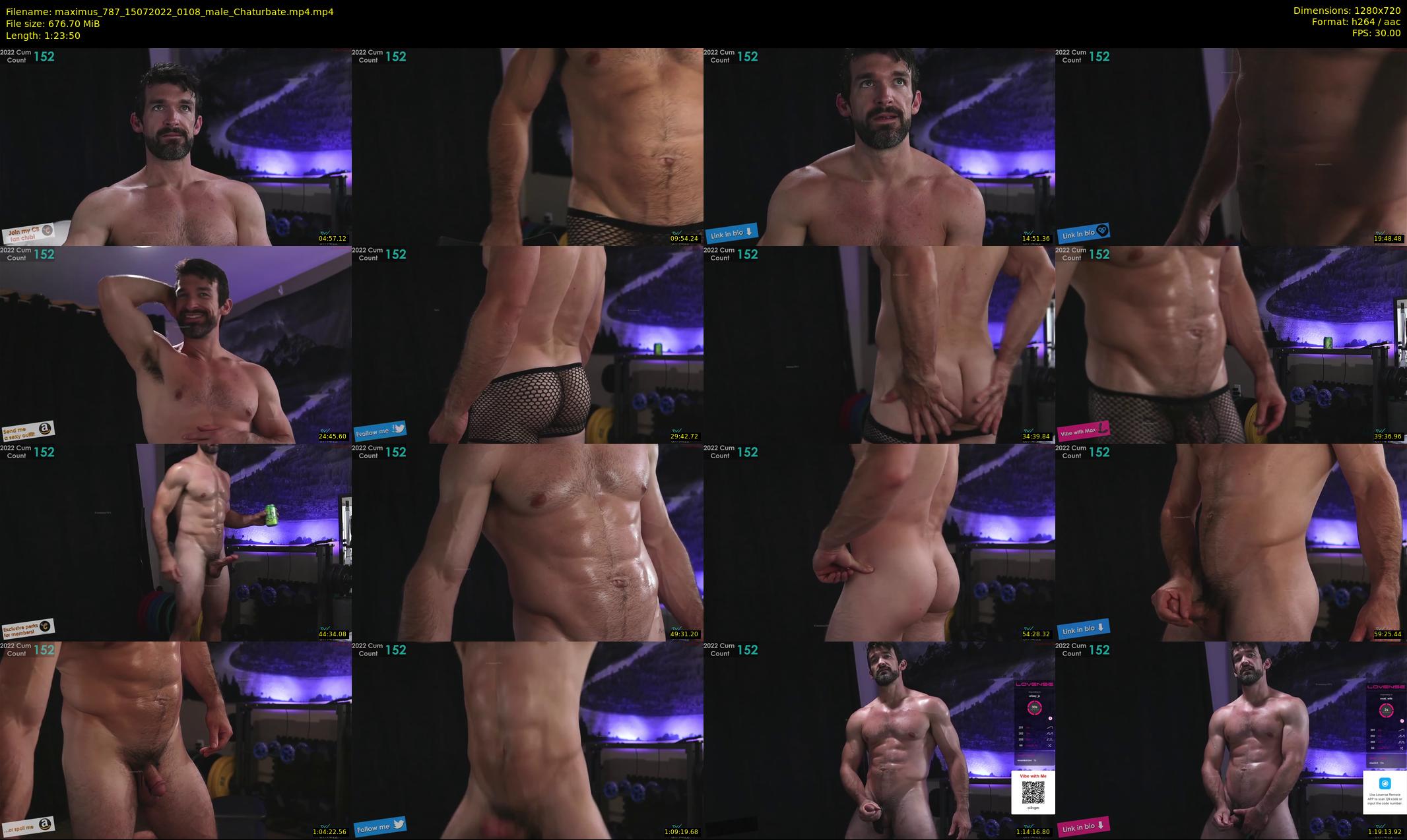 maximus_787 — 84 minute Chaturbate male cam show recording, 720p, Jul 15, 2022