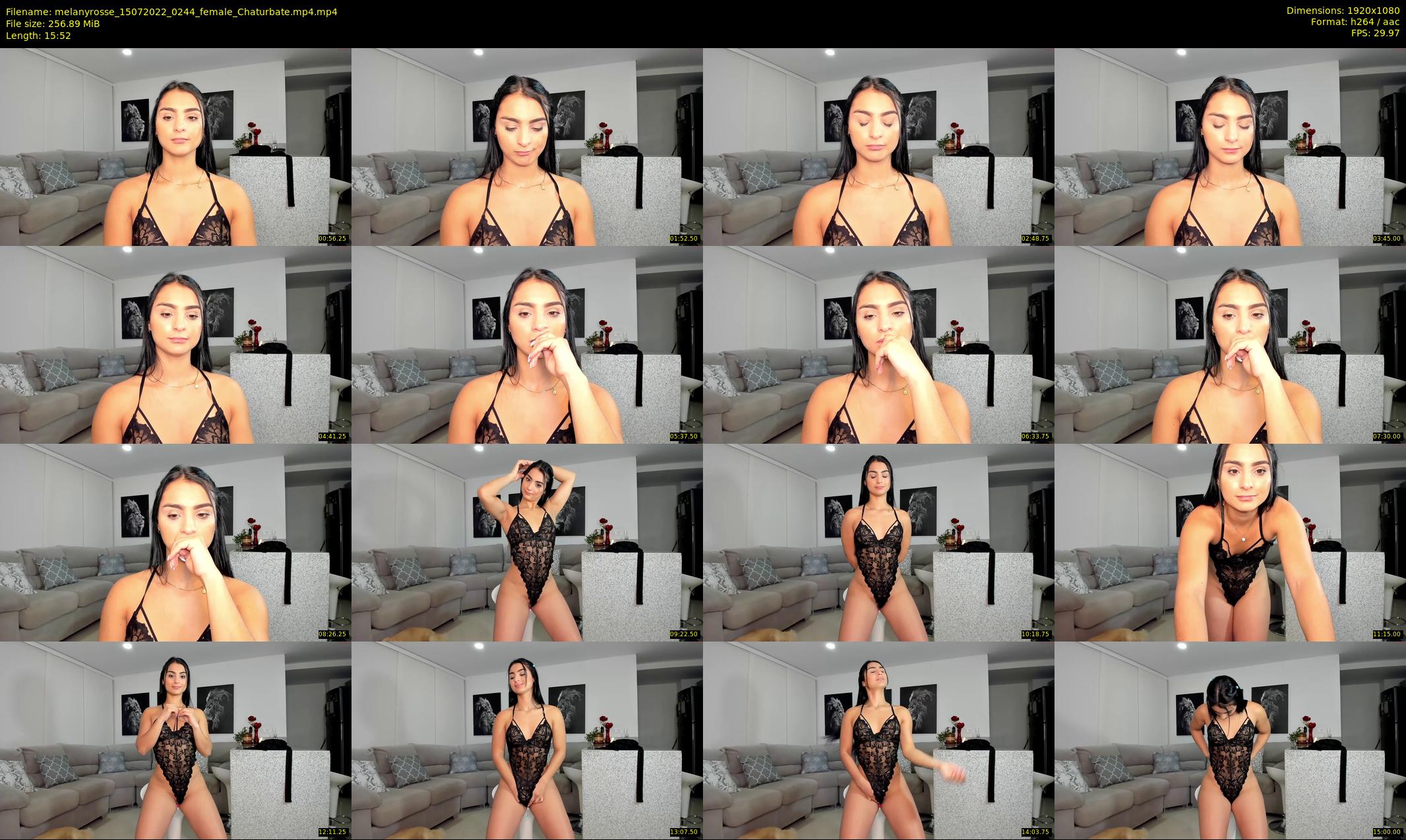 melanyrosse — 16 minute Chaturbate female cam show recording, 1080p, Jul 15, 2022