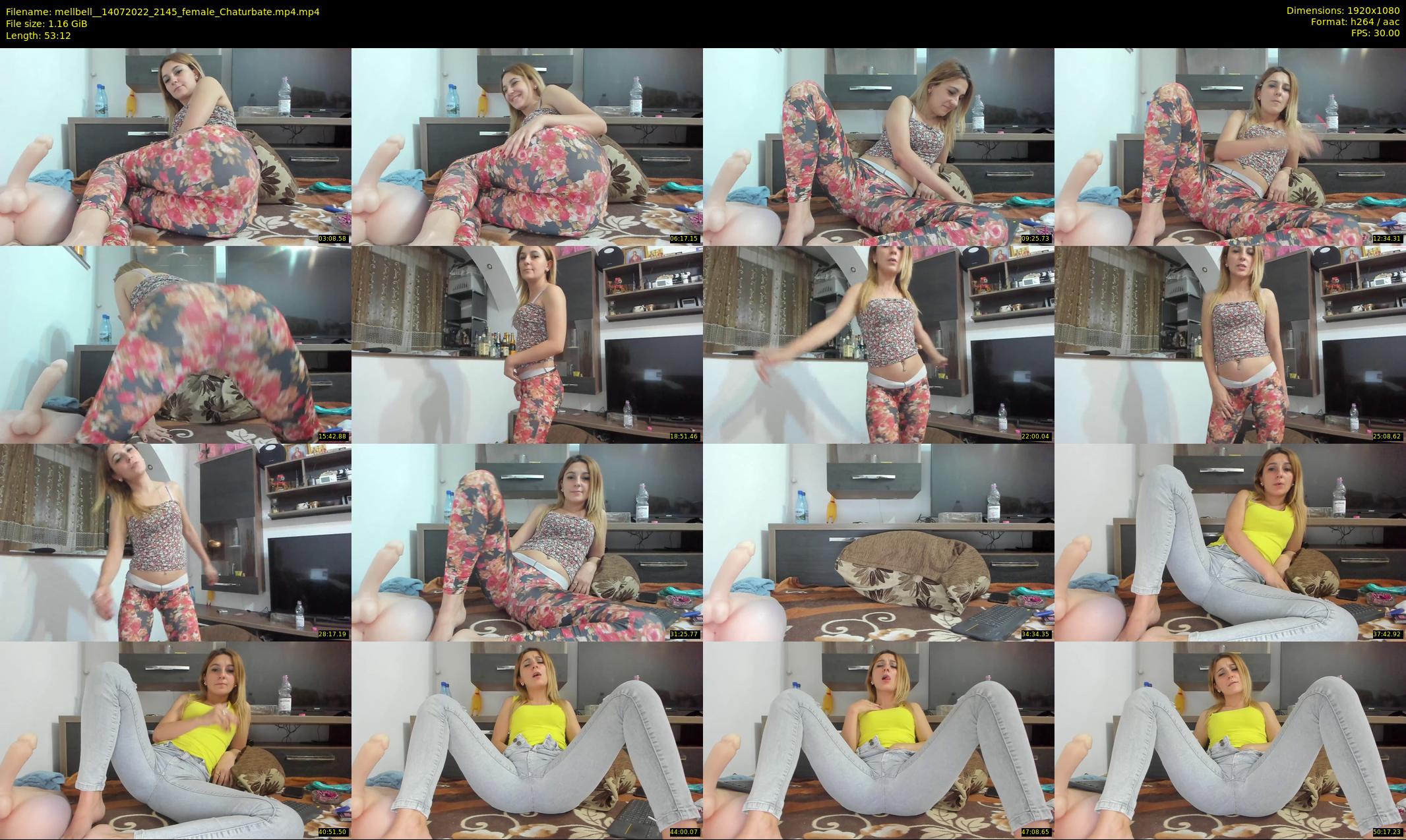 mellbell_ — 54 minute Chaturbate female cam show recording, 1080p, Jul 14, 2022