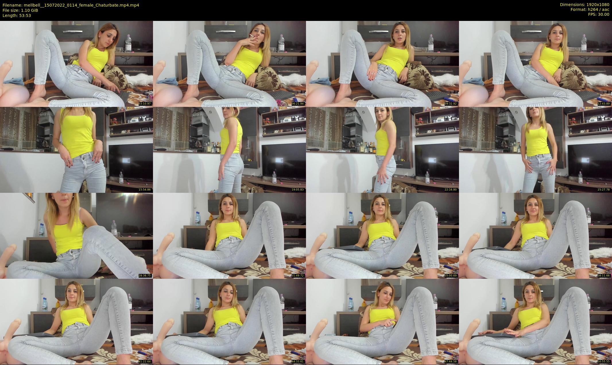 mellbell_ — 54 minute Chaturbate female cam show recording, 1080p, Jul 15, 2022