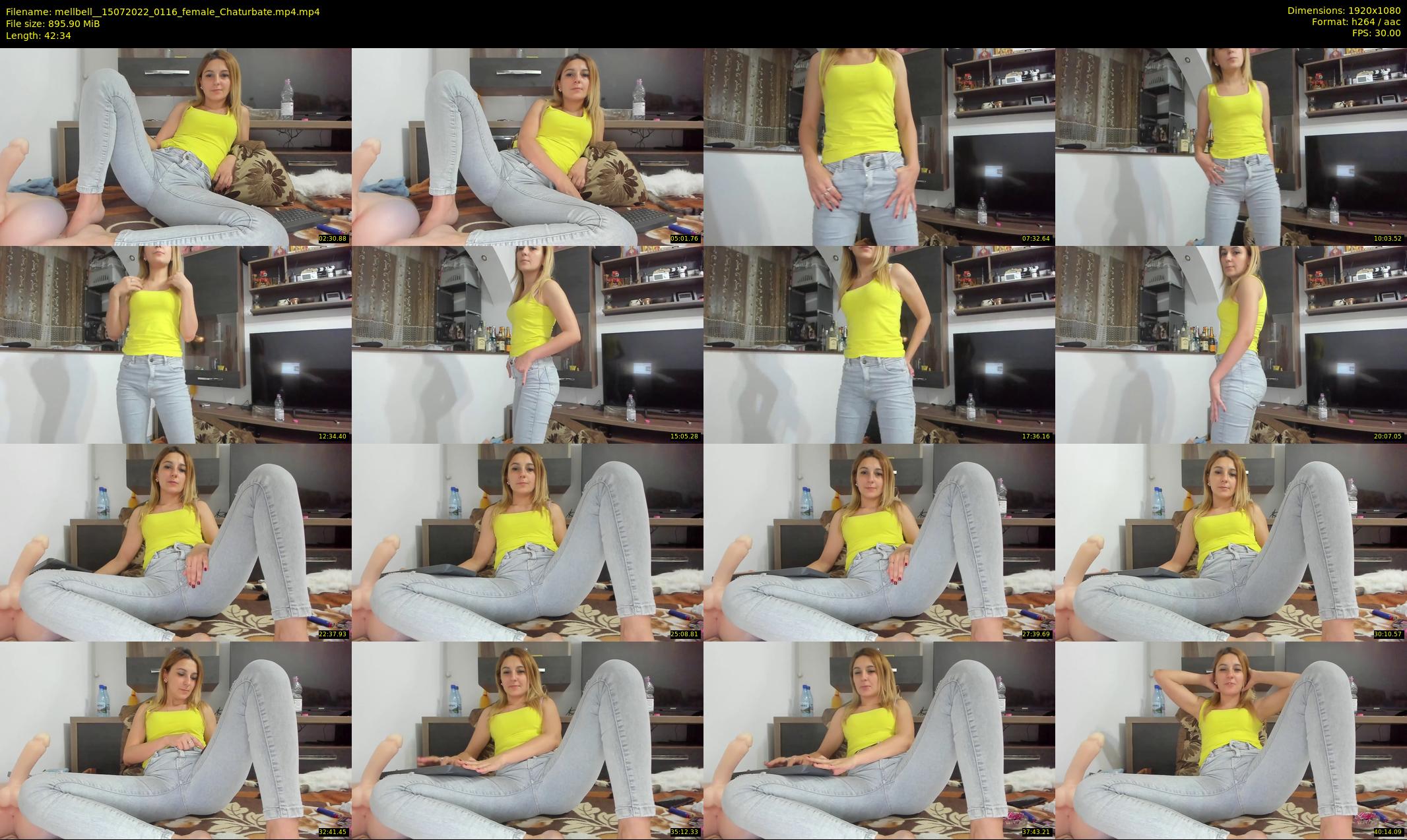 mellbell_ — 43 minute Chaturbate female cam show recording, 1080p, Jul 15, 2022