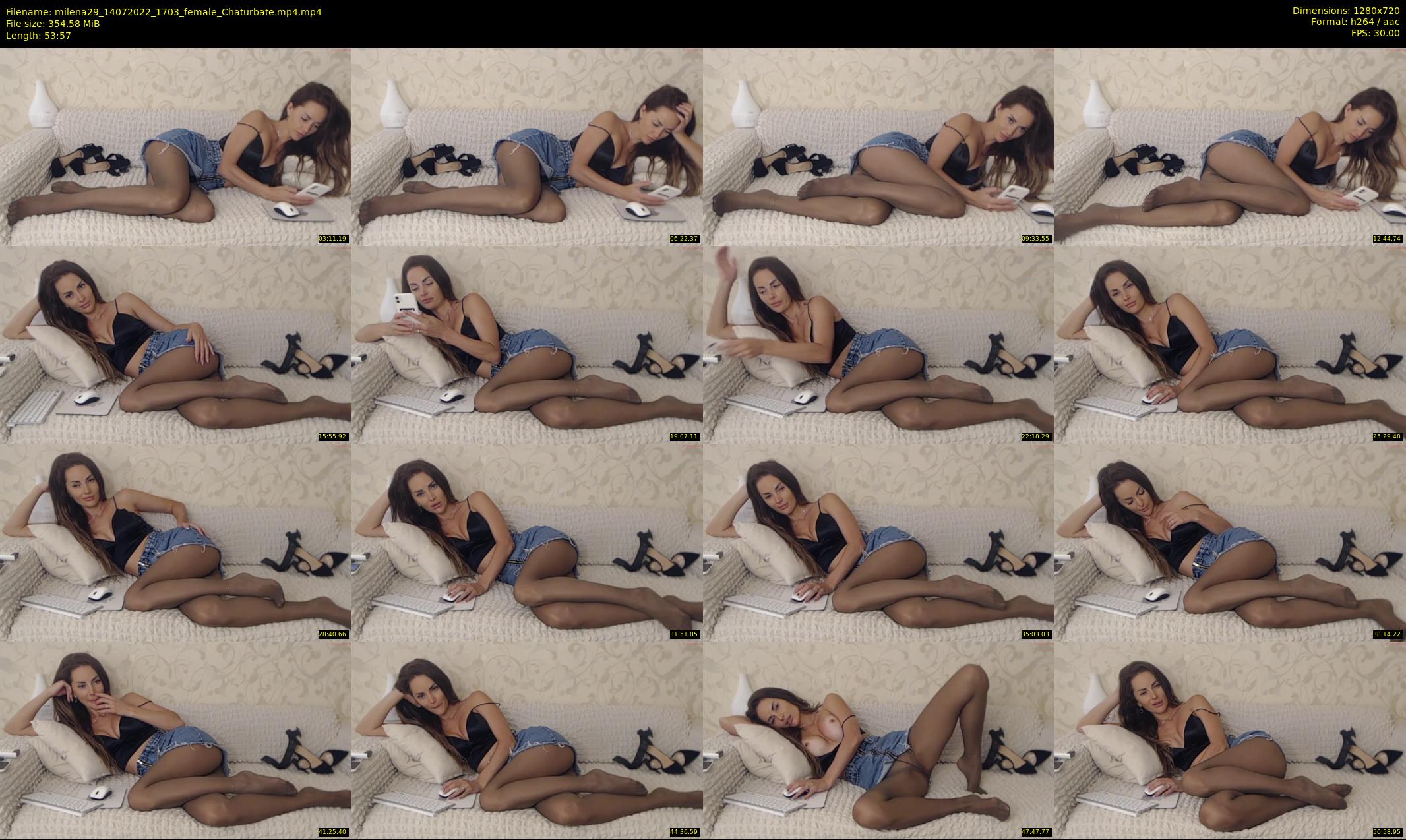 milena29 — 54 minute Chaturbate female cam show recording, 720p, Jul 14, 2022