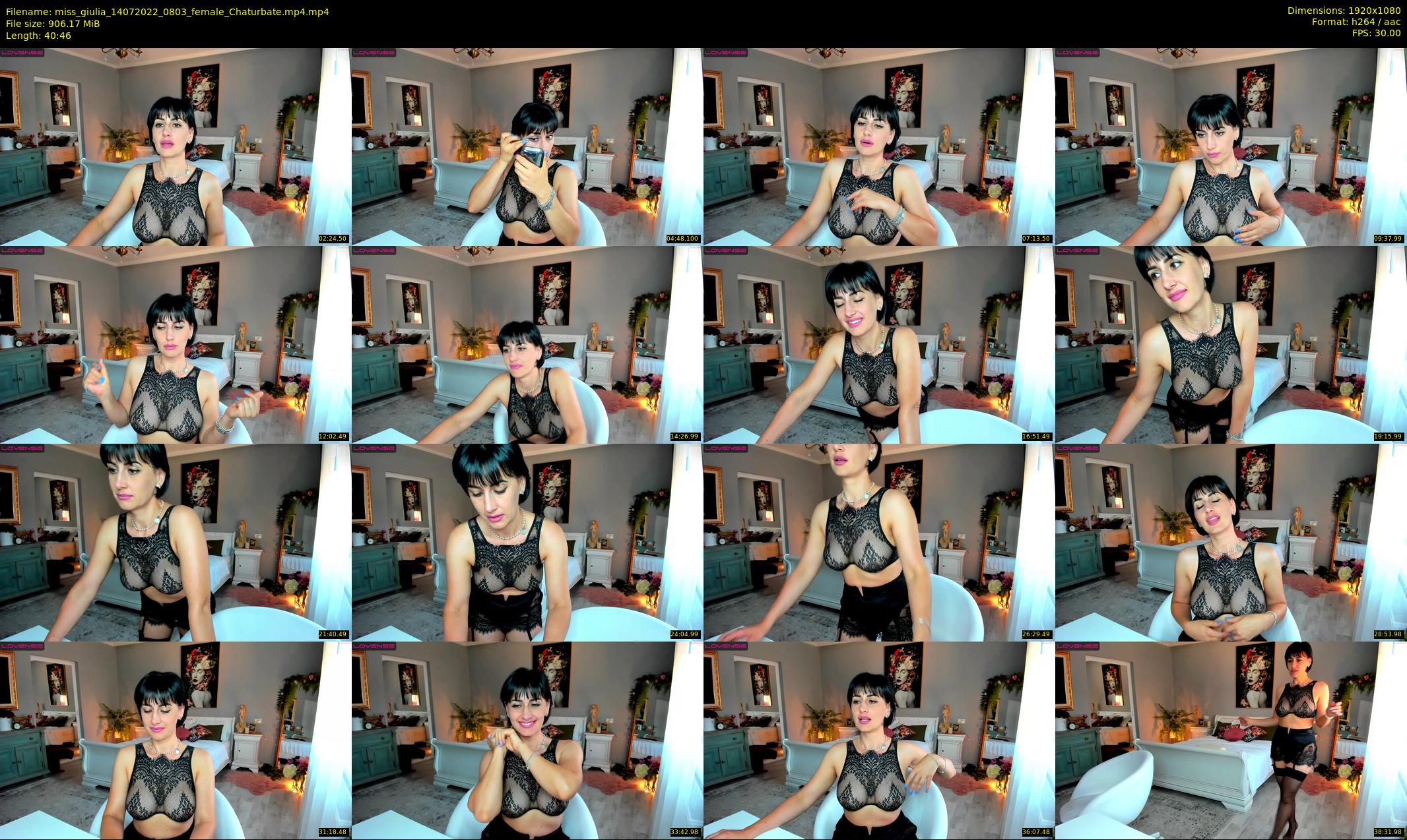 miss_giulia — 41 minute Chaturbate female cam show recording, 1080p, Jul 14, 2022