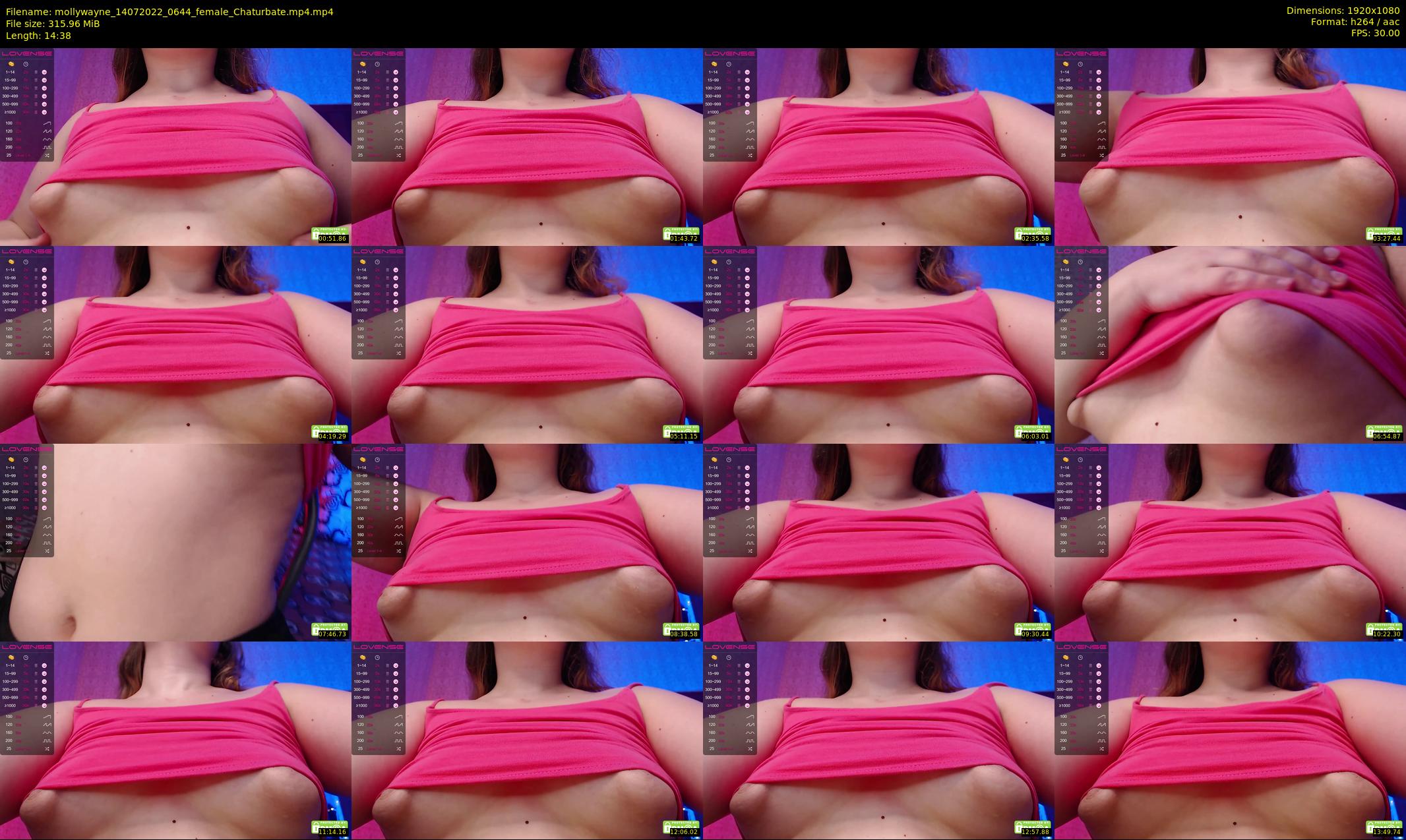 mollywayne — 15 minute Chaturbate female cam show recording, 1080p, Jul 14, 2022