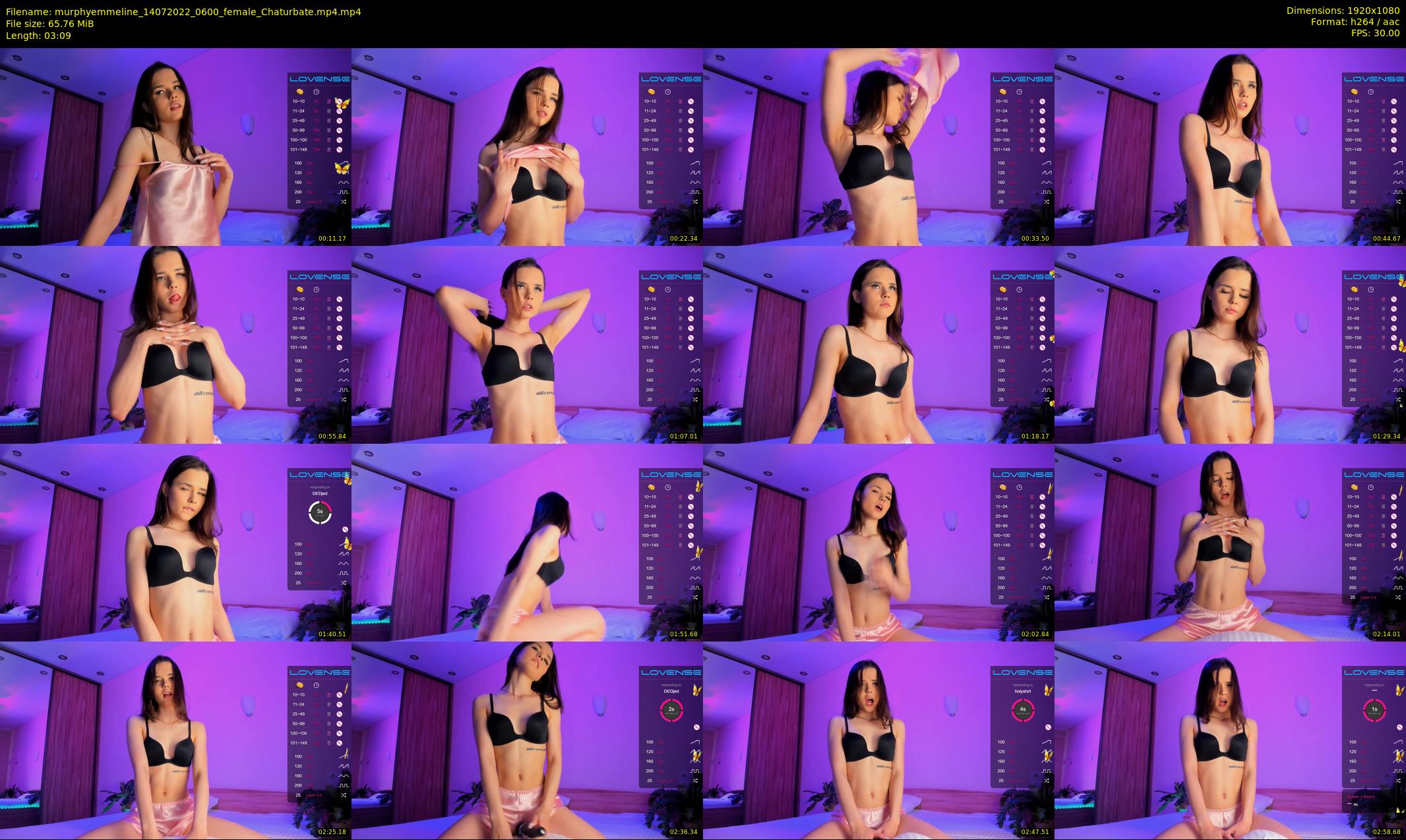 murphyemmeline — 4 minute Chaturbate female cam show recording, 1080p, Jul 14, 2022